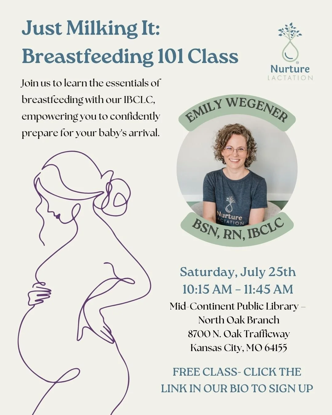 If you've been putting off learning about breastfeeding because you don't know where to start &mdash; this is where you start. 💛

Our free Breastfeeding 101 class is coming to the Northland, and we'd love to see you there. Emily Wegener, BSN, RN, IB