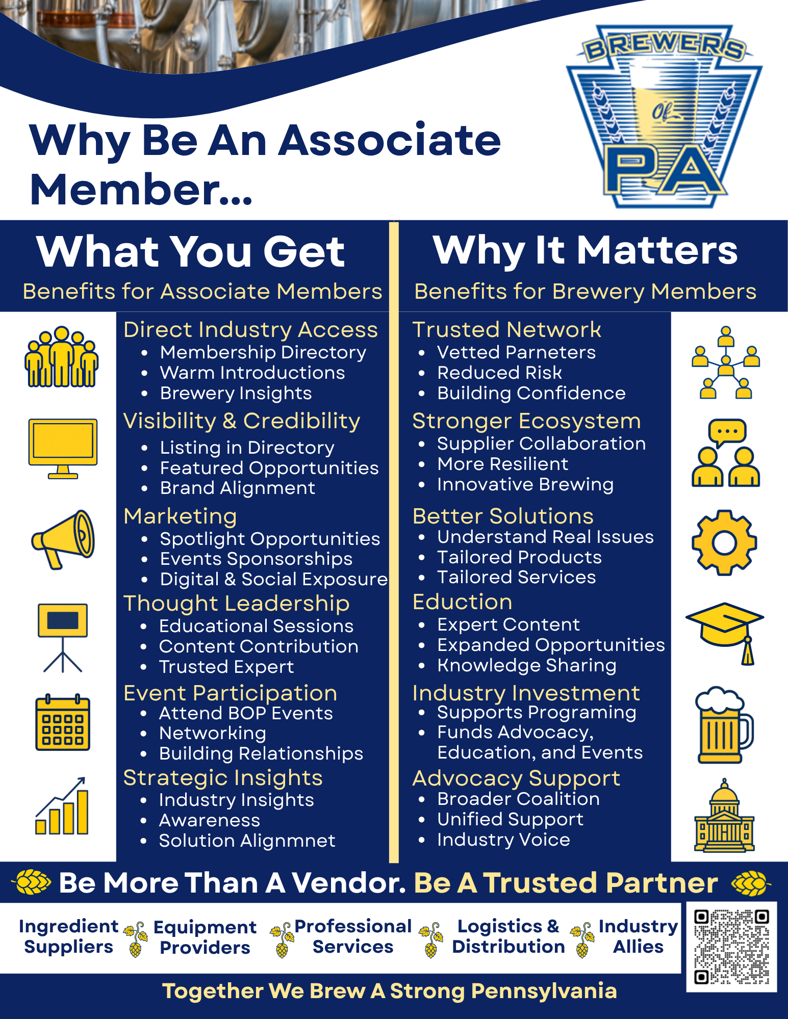 Become a Trusted Partner in Pennsylvania's Brewing Industry