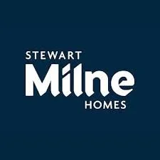 Stewart Milne Homes logo on a dark blue background