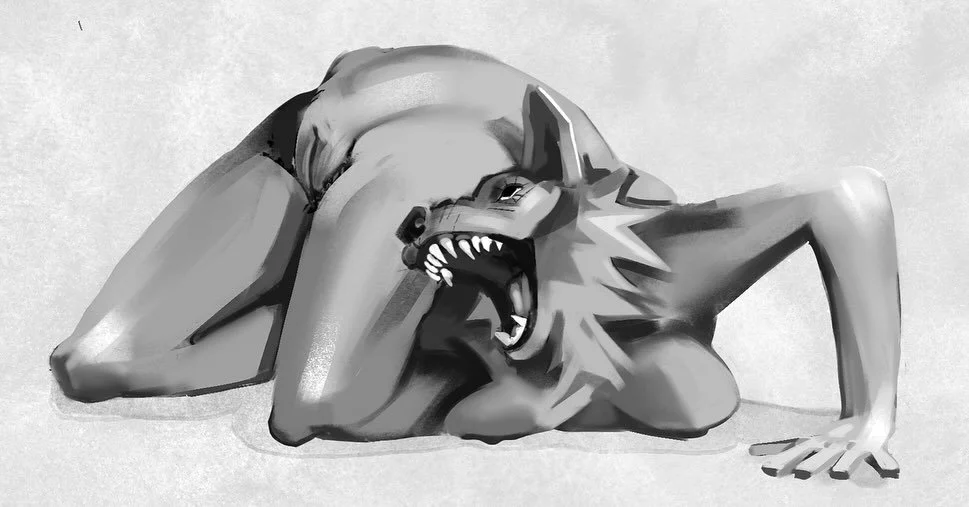 I&rsquo;ve always considered lycanthropes to be the best representation of my transition or being trans. 

#transgender #werewolves #wolfman #lycanthrope #art #illustration