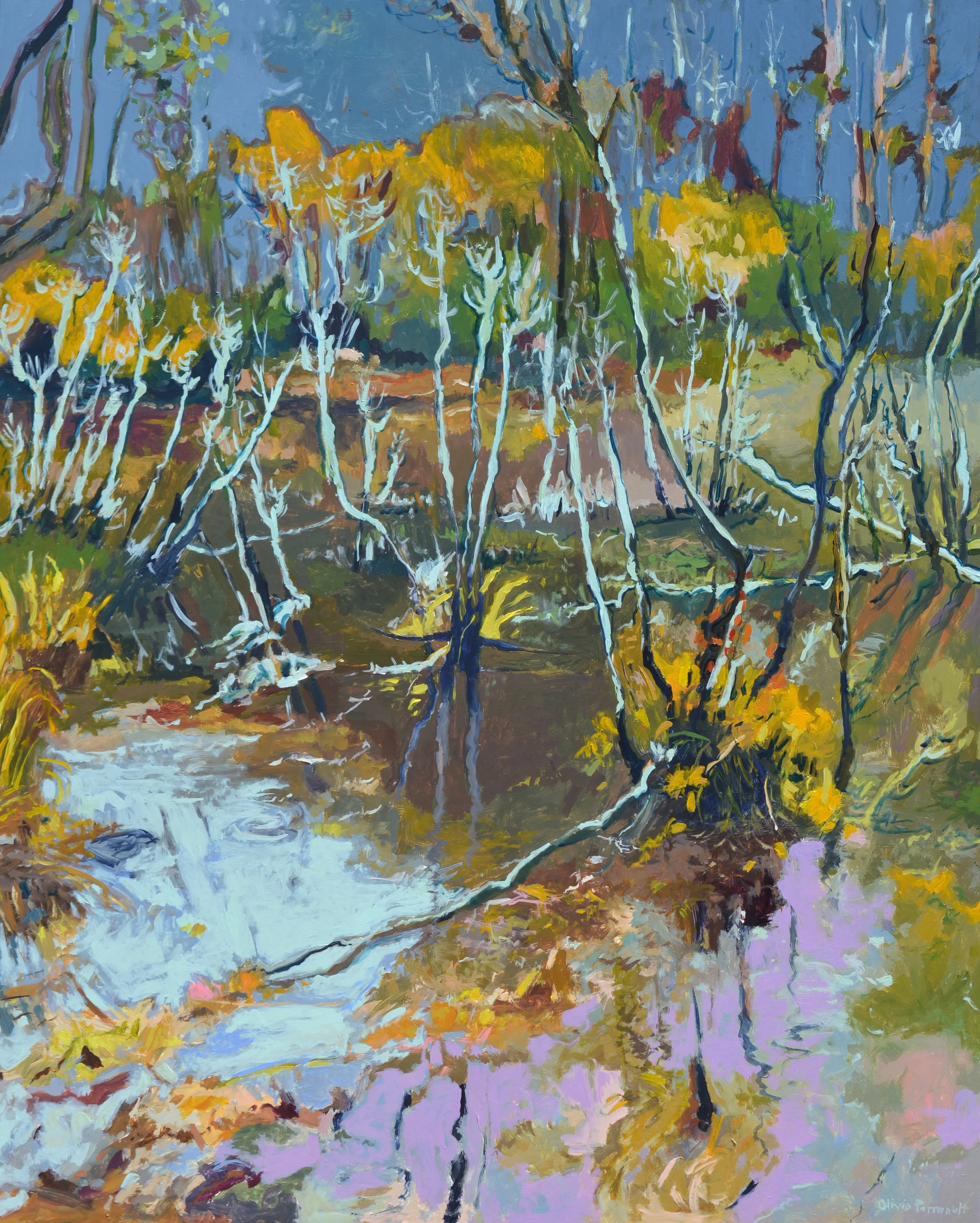 Reminiscing Autumn III_30%22 x 24%22_$950_Sold_2022.JPG