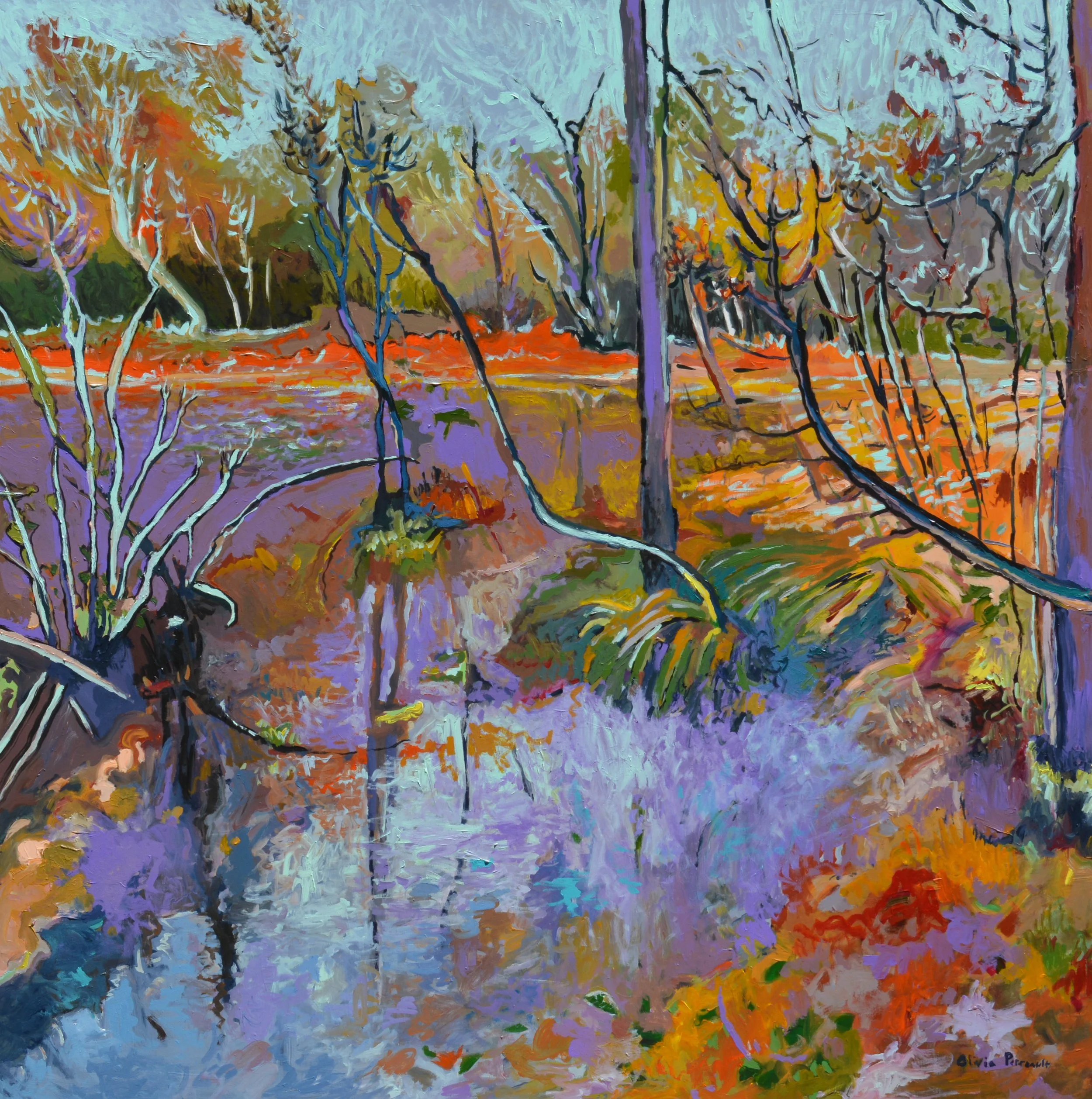 Olivia Perreault Opulent Autumn 2 36%22 x 36%22 $1750.JPG