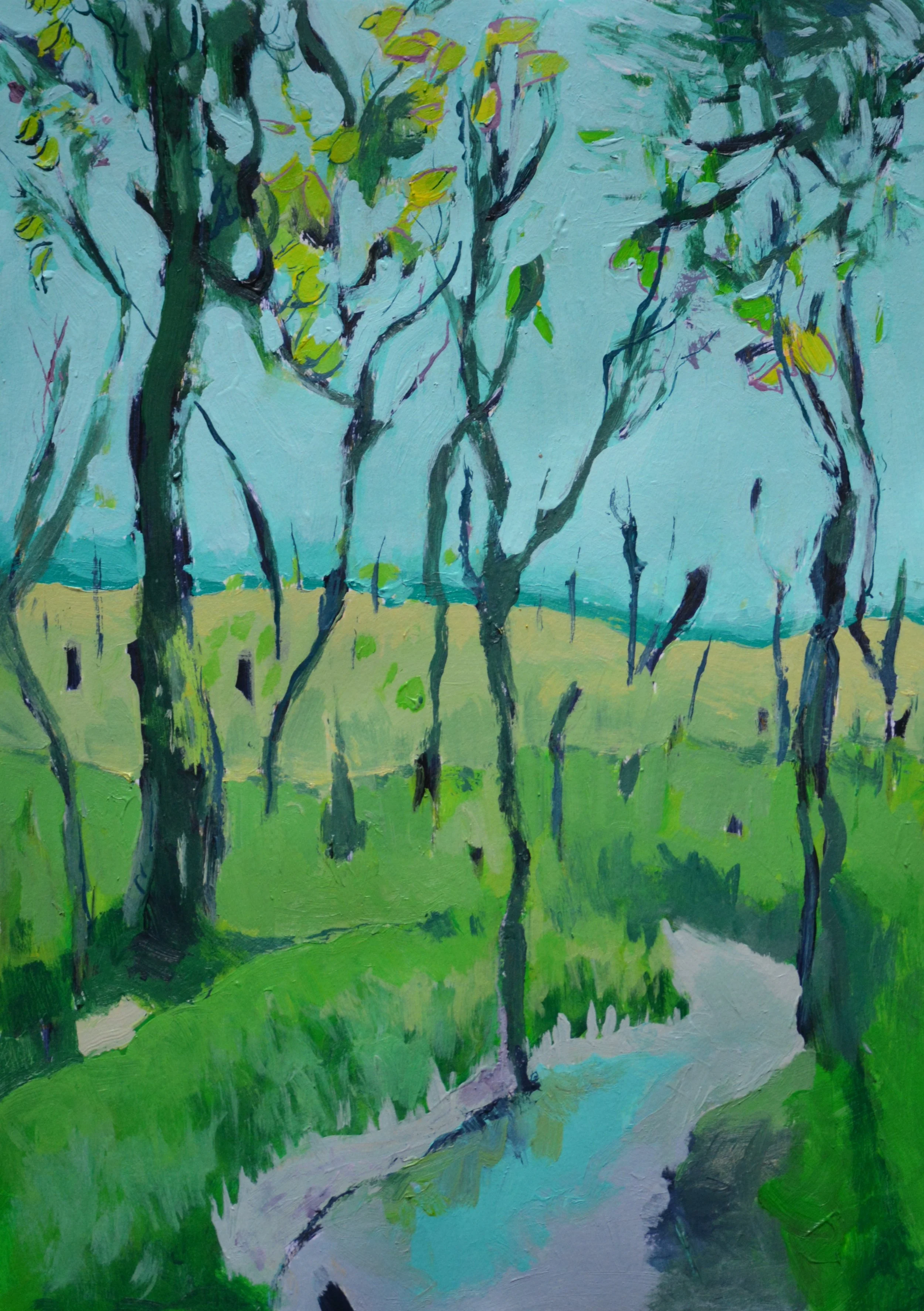 Tadpole Stream 7%22 x 10%22 $140.JPG