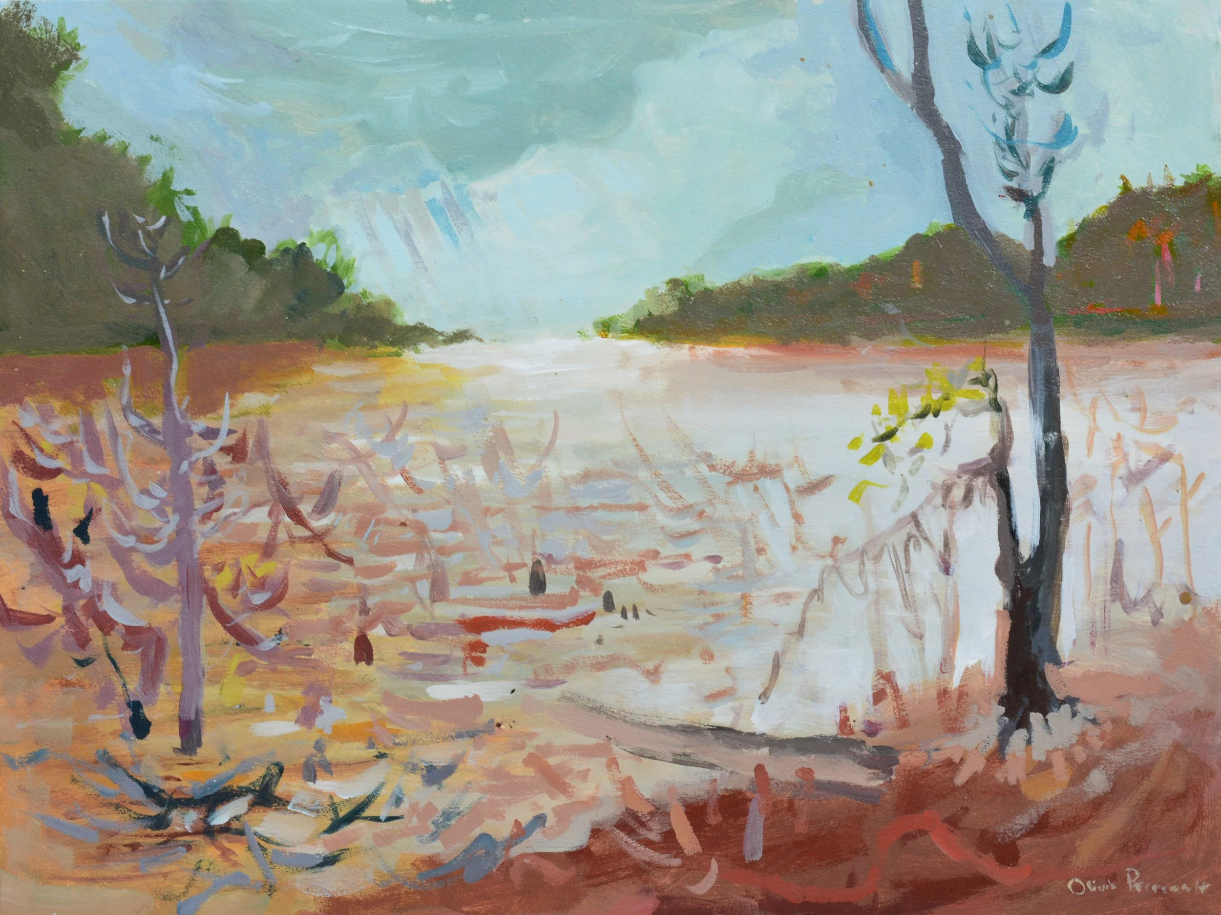 7-Hamilton Branch Cove Plein Air 7 8%22 x 10%22 illustration board $240.JPG