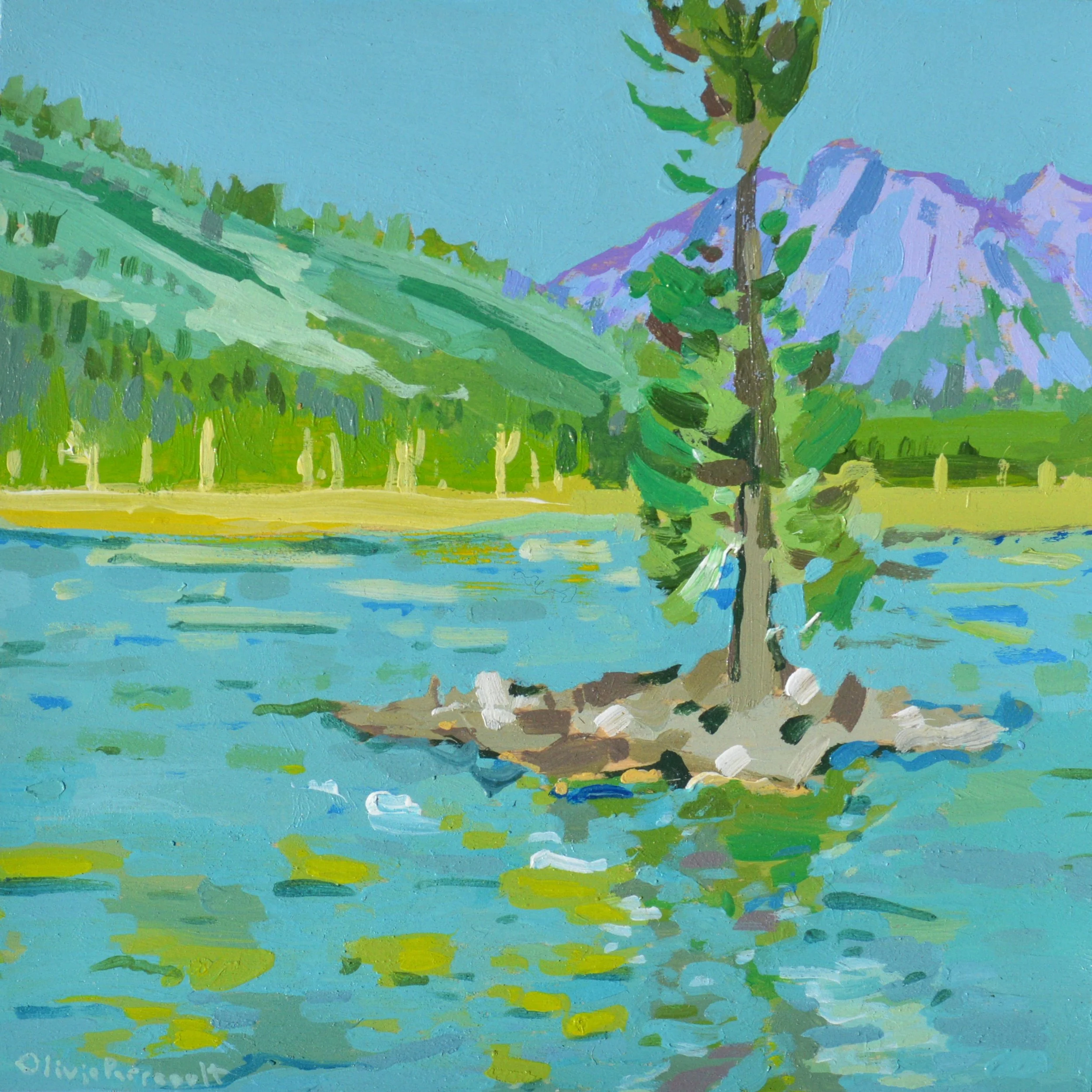 Olivia Perreault_String Lake Trail, Wyoming_Acrylic on wood_4%22 x 4%22 x 1.5%22_$110 copy.JPG