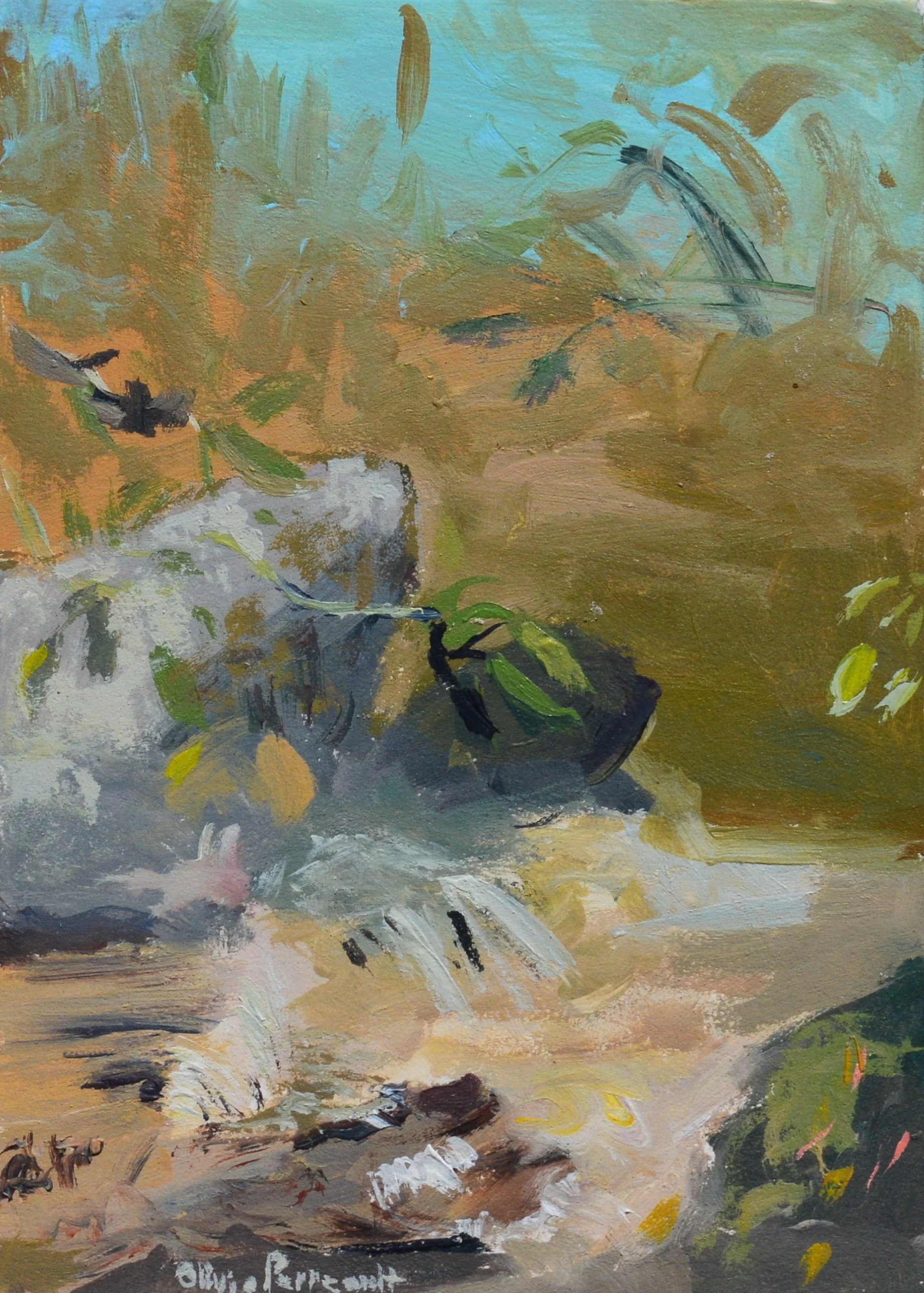 Olivia Perreault_ Small Boulder Creek_ 5%22 x 7%22 _ $70_ Board.JPG