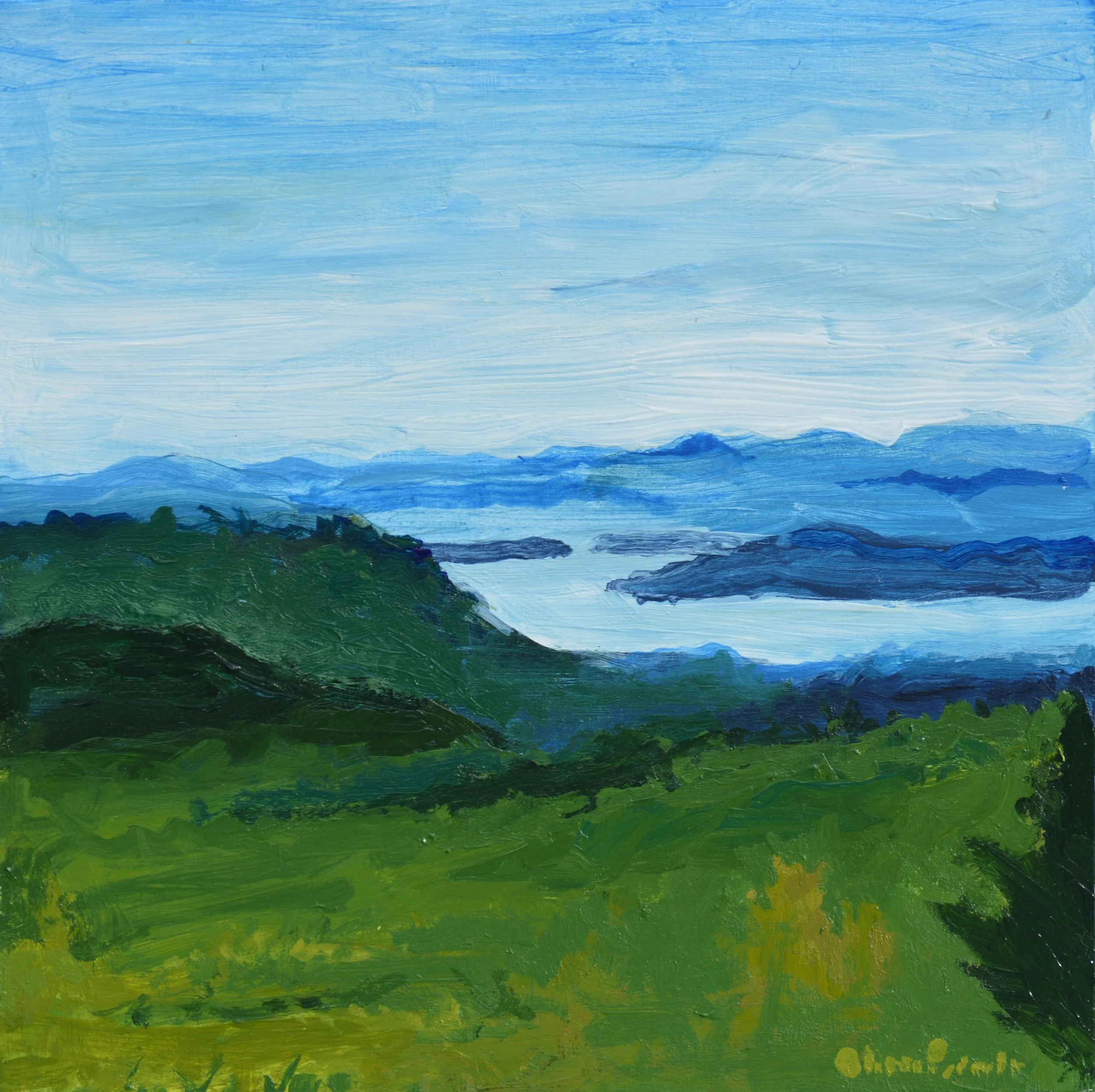 Olivia Perreault Lake Toxaway in the Distance 6_x 6_ $150 .JPG