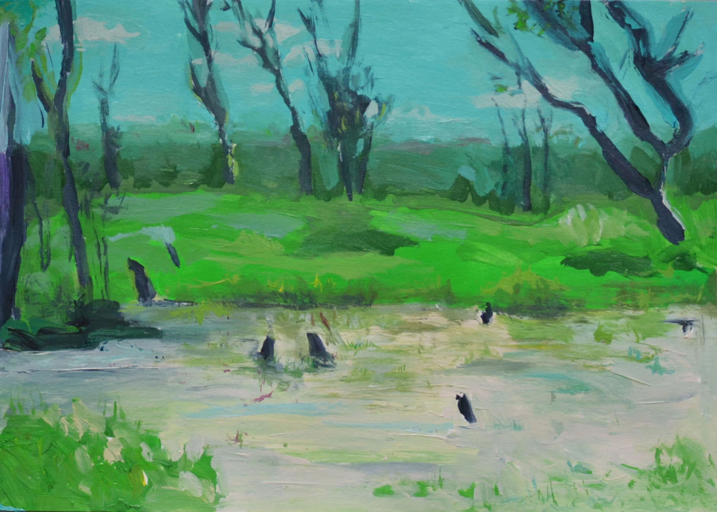 Tadpole Pool 7%22 x 10%22 $140.JPG