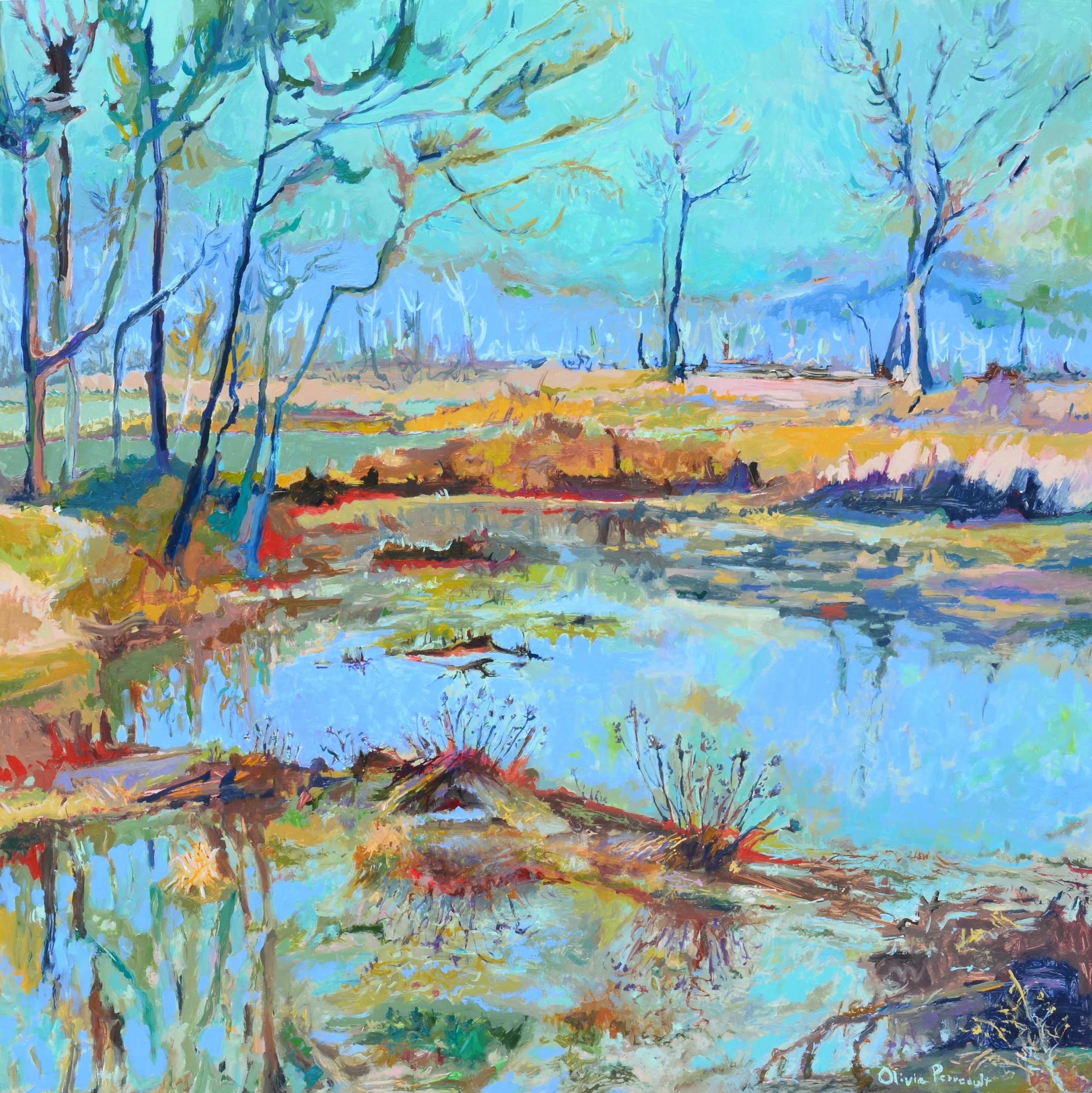 Winter Wetlands 2_30%22 x 30%22 _$1300_Sold_2022 .JPG
