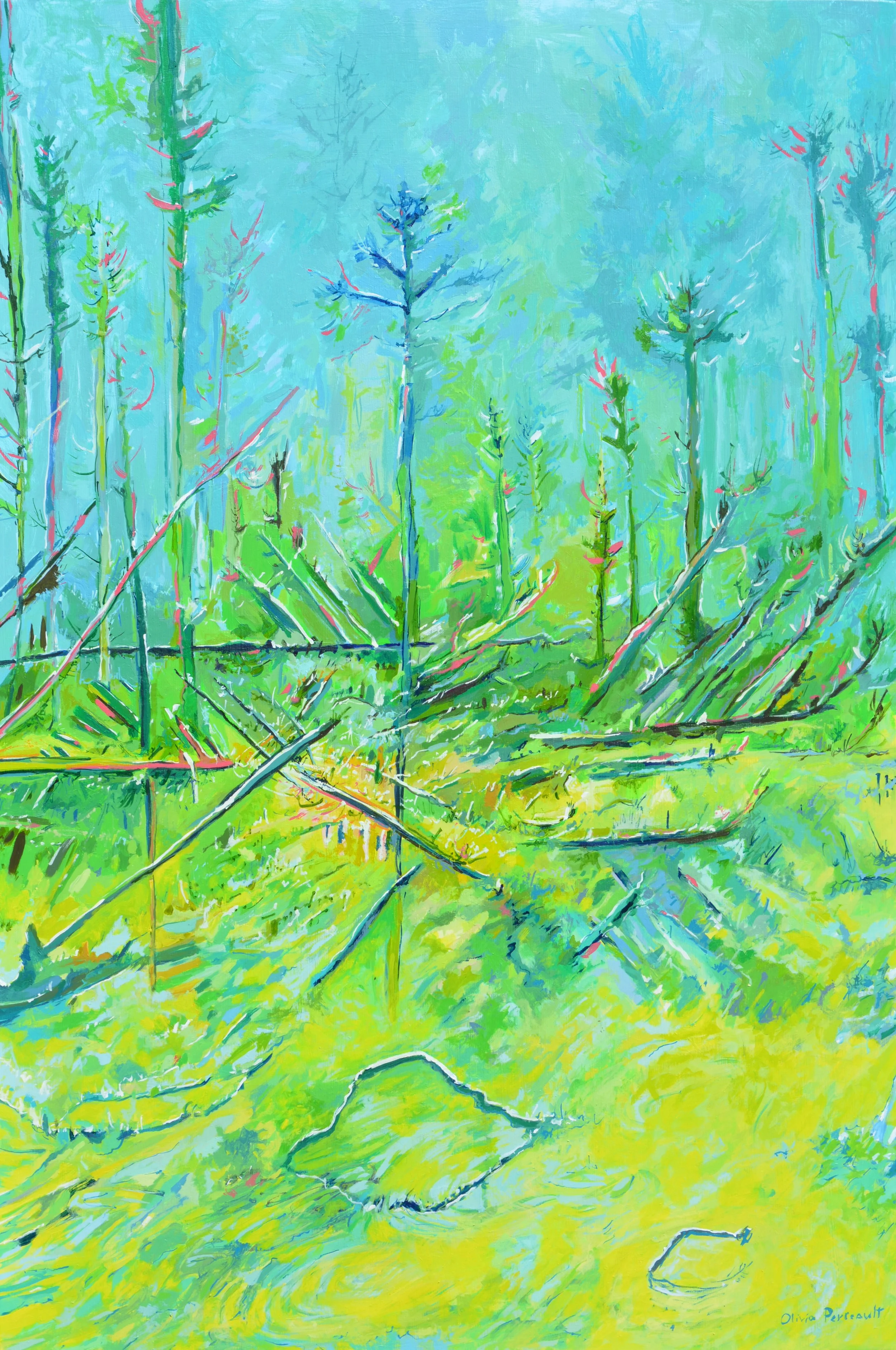 Hamiliton Branch Summer Glow_36%22 x 24%22_Wood_$2420_2025.JPG