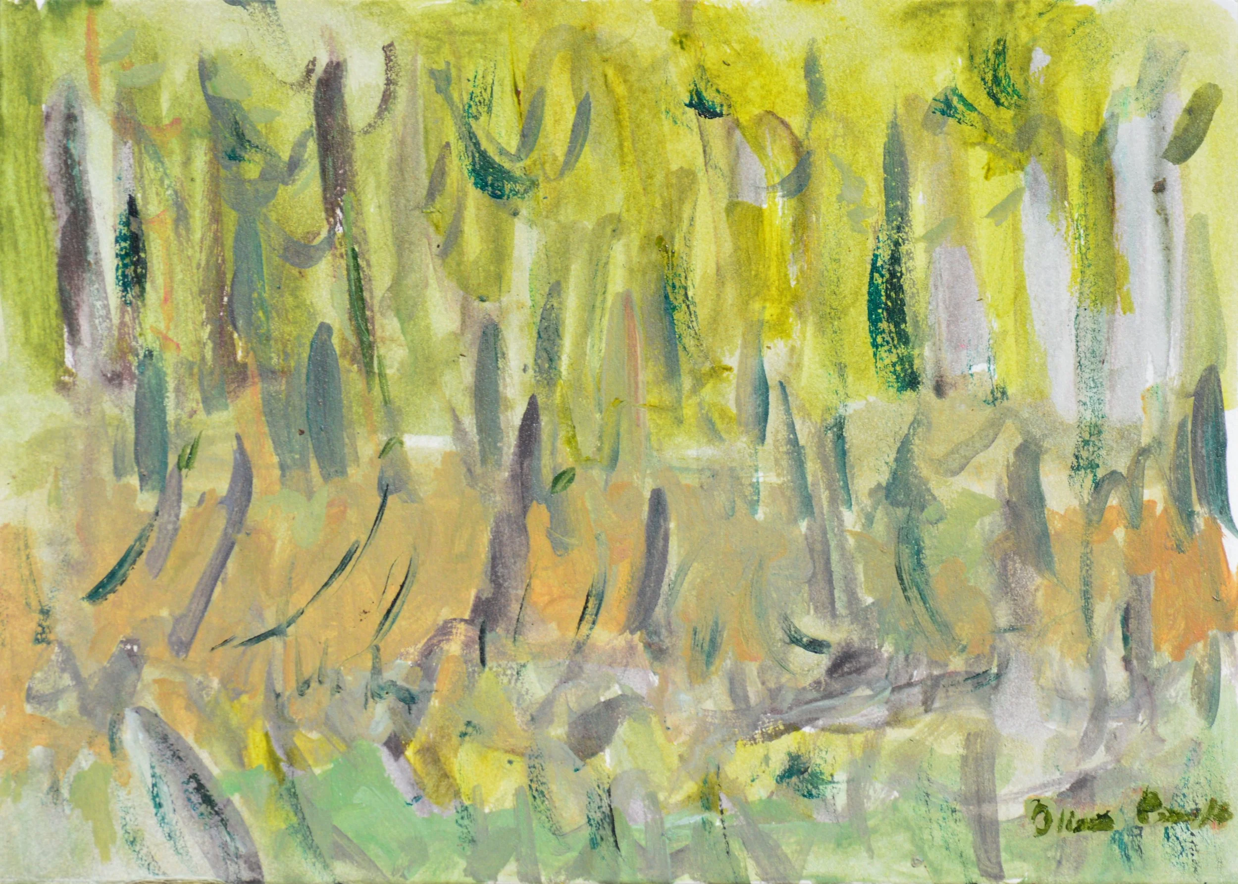 30-Hamilton Branch Cove Plein Air 30 5%22 x 7%22 illustration board $140.JPG