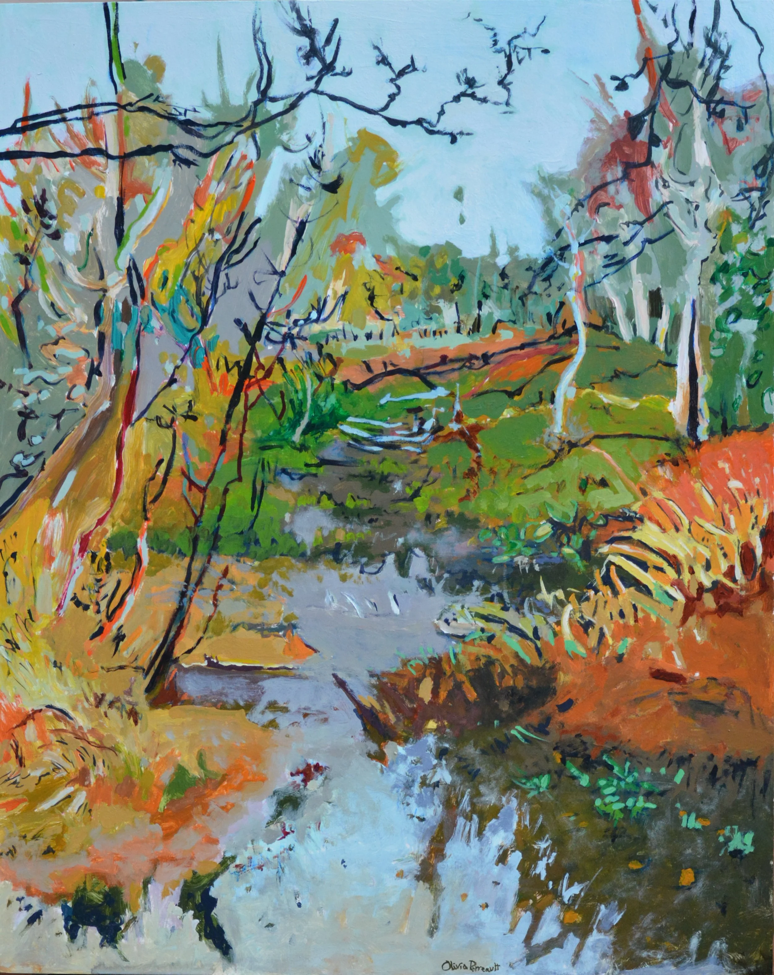 Creeping Autumn Hues_16%22x20%22_$440_Sold_2020.JPEG