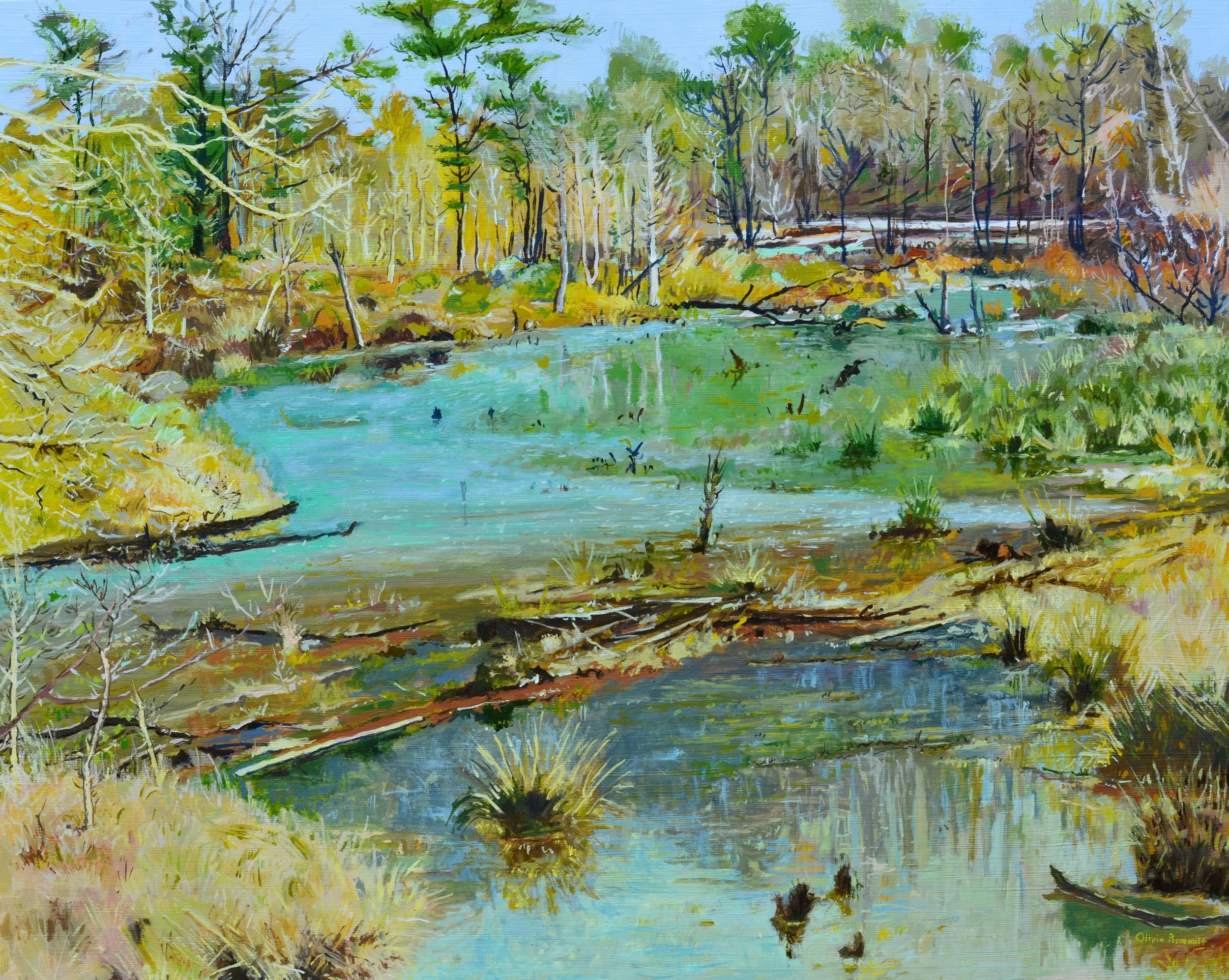 Crescent Slough Observation_24%22 x 30%22_Wood_$2015_2025.JPG