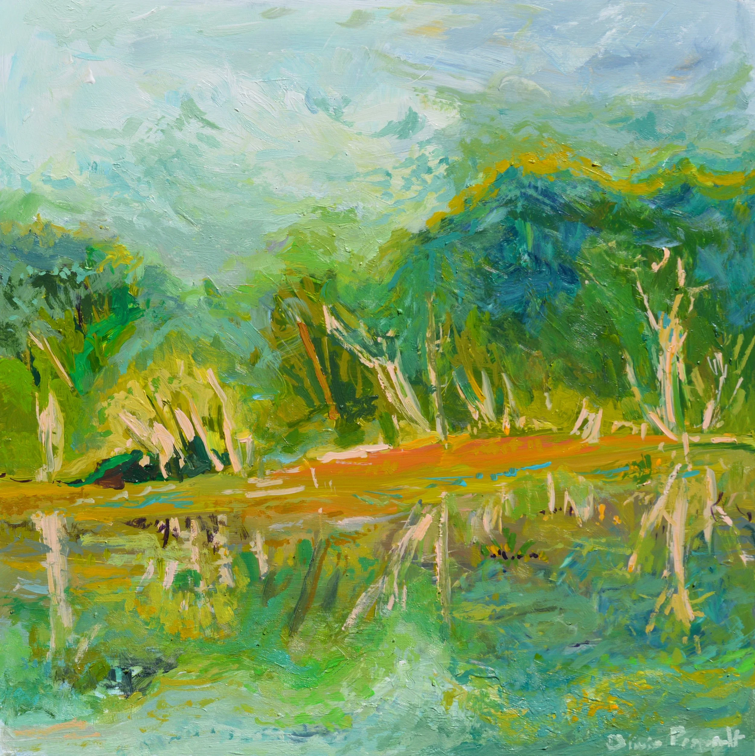 Olivia Perreault_Summer Sweet Greens_10%22x10%22_$250 .JPG