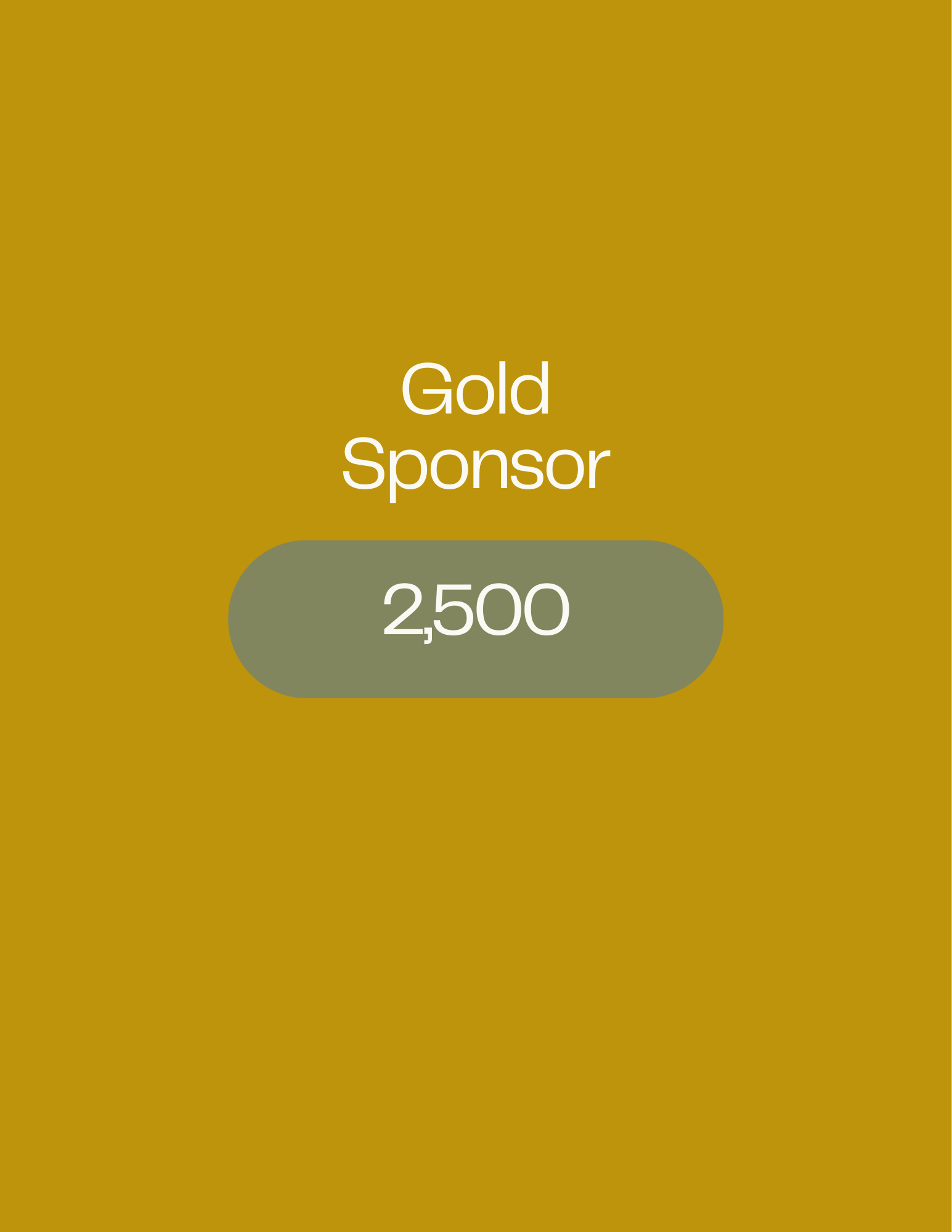 Gold Sponsorship