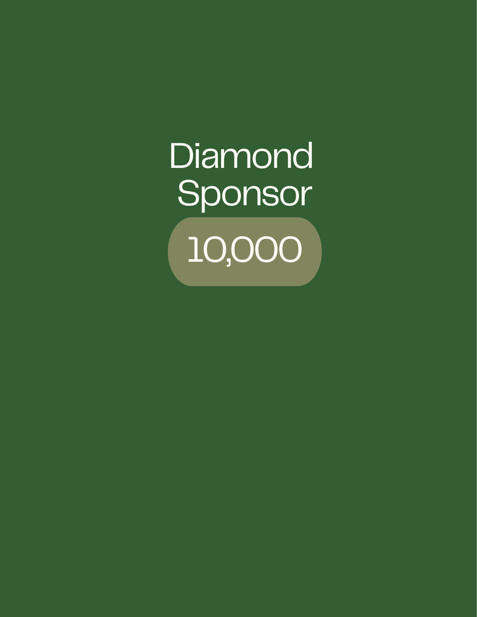 Diamond Sponsor -Dinner Sponsor