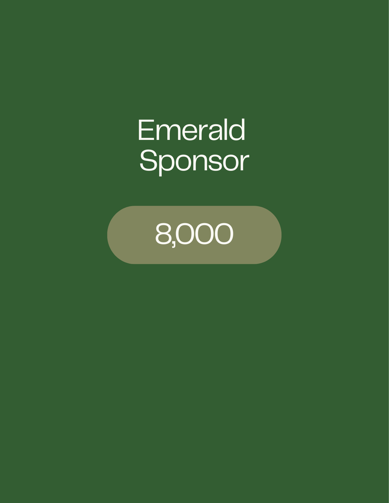 Emerald Sponsorship