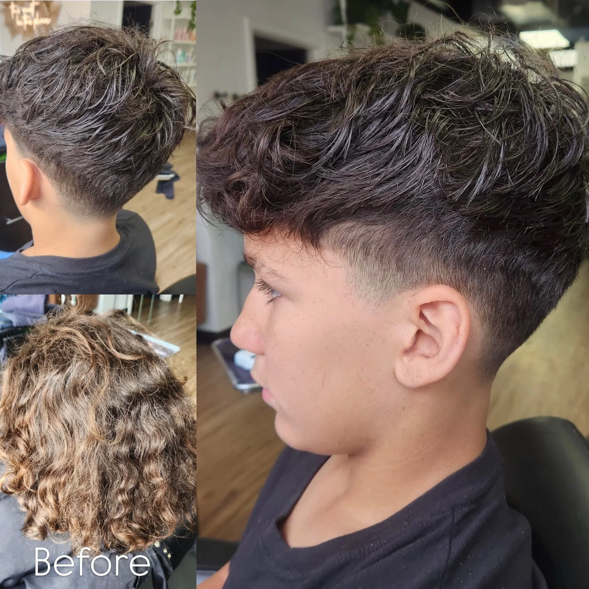 ✨ Fresh cut, fresh confidence ✨
Major transformation by Heather at Wax and Beauty Bar Denver 💈 From longer curls to a clean, tapered haircut, this fresh new style keeps just the right amount of texture on top while giving a polished, modern finish.
