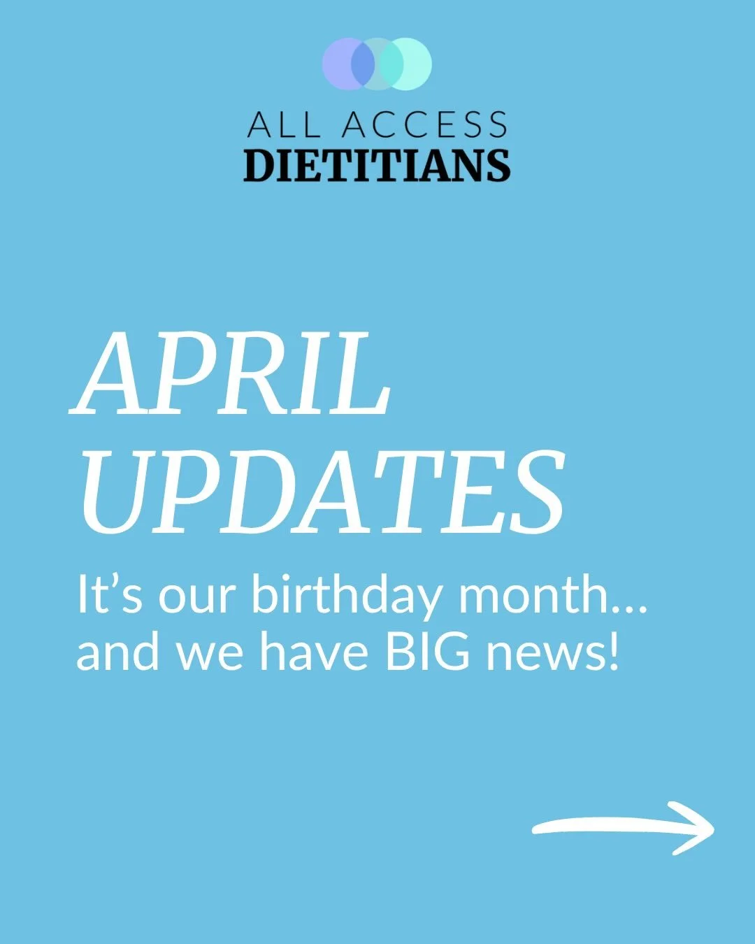3 years. 2,000+ clients. And somehow&hellip; we&rsquo;re just getting started 🤍

April is our birthday month, and we&rsquo;ve been reflecting a LOT on how far this community has come. What started as a vision to make nutrition support more accessibl