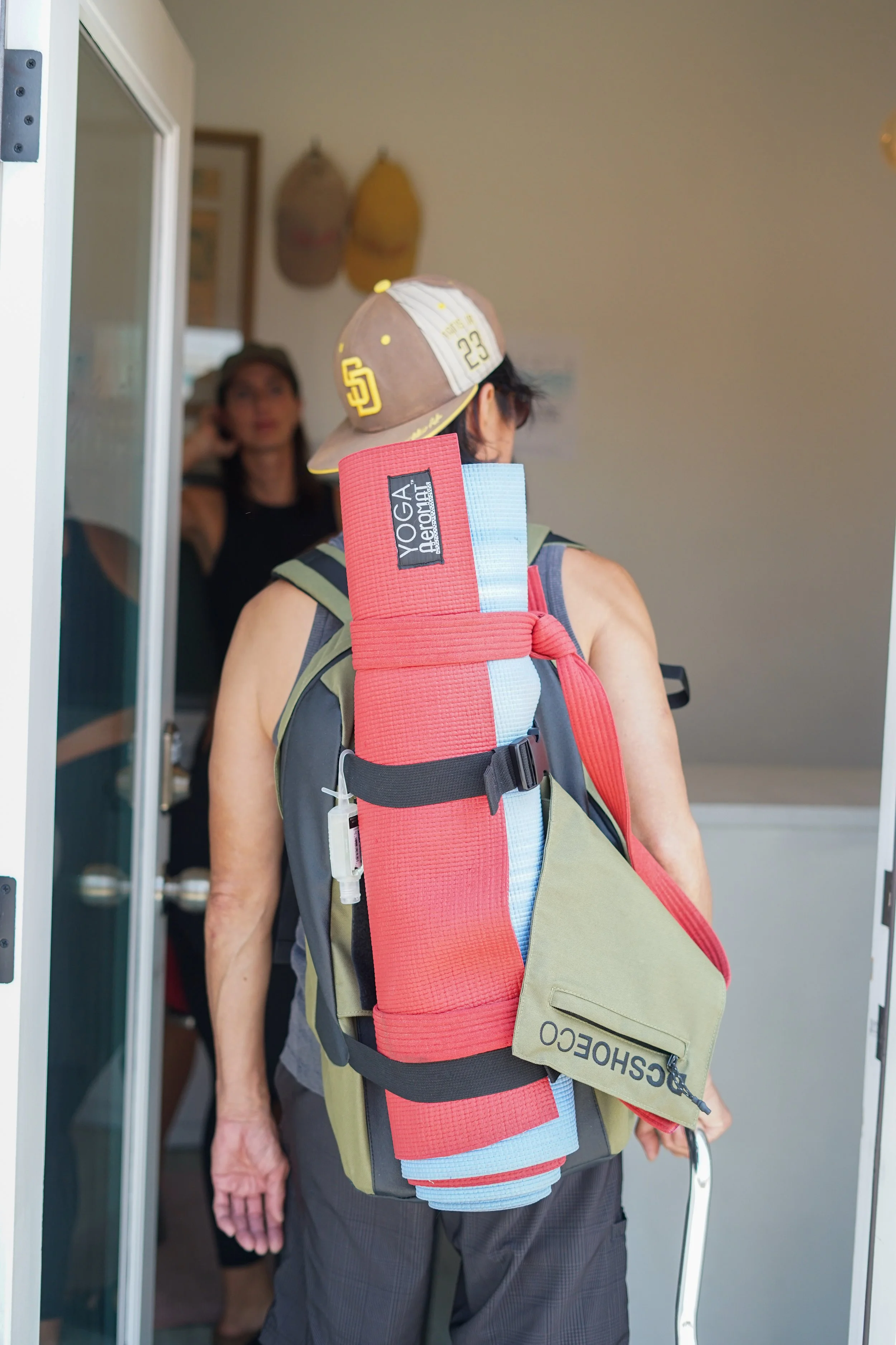 pre class check in at honey yoga san diego