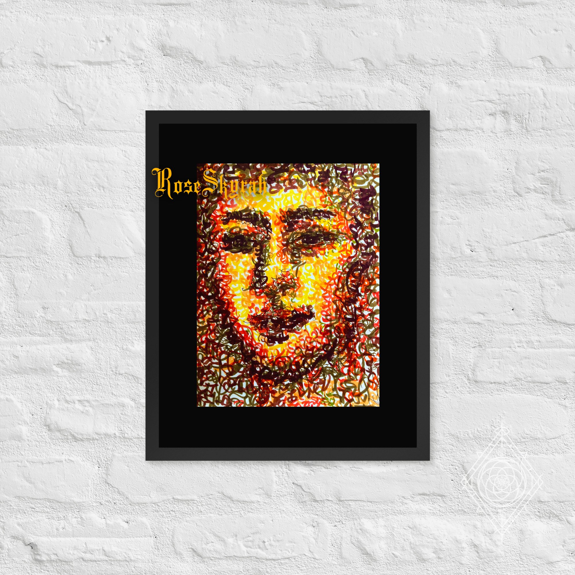 I Create By Rose Skyrah™ | Channeled Light Language Chakra Healing Portrait