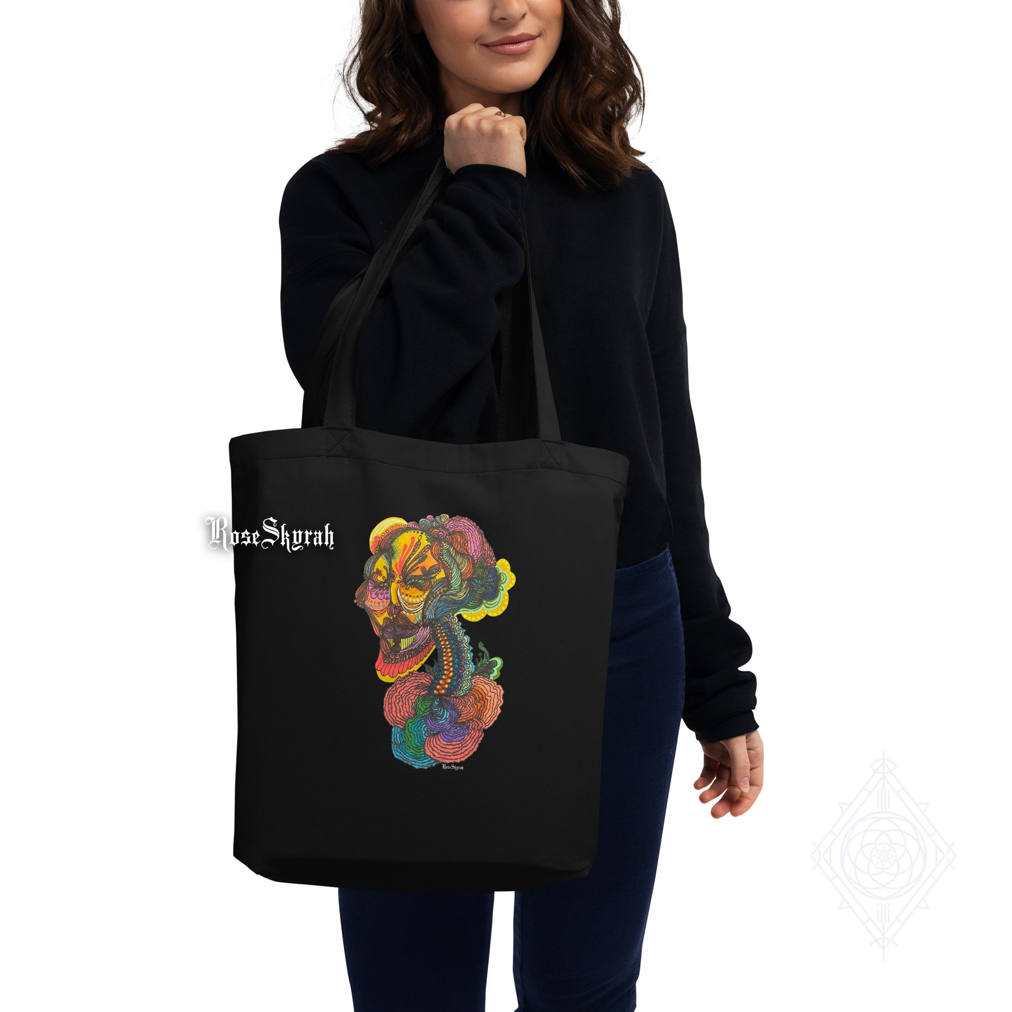 Eco Organic Cotton Tote Bag | Mother Nature Trips Piece By Rose Skyrah™