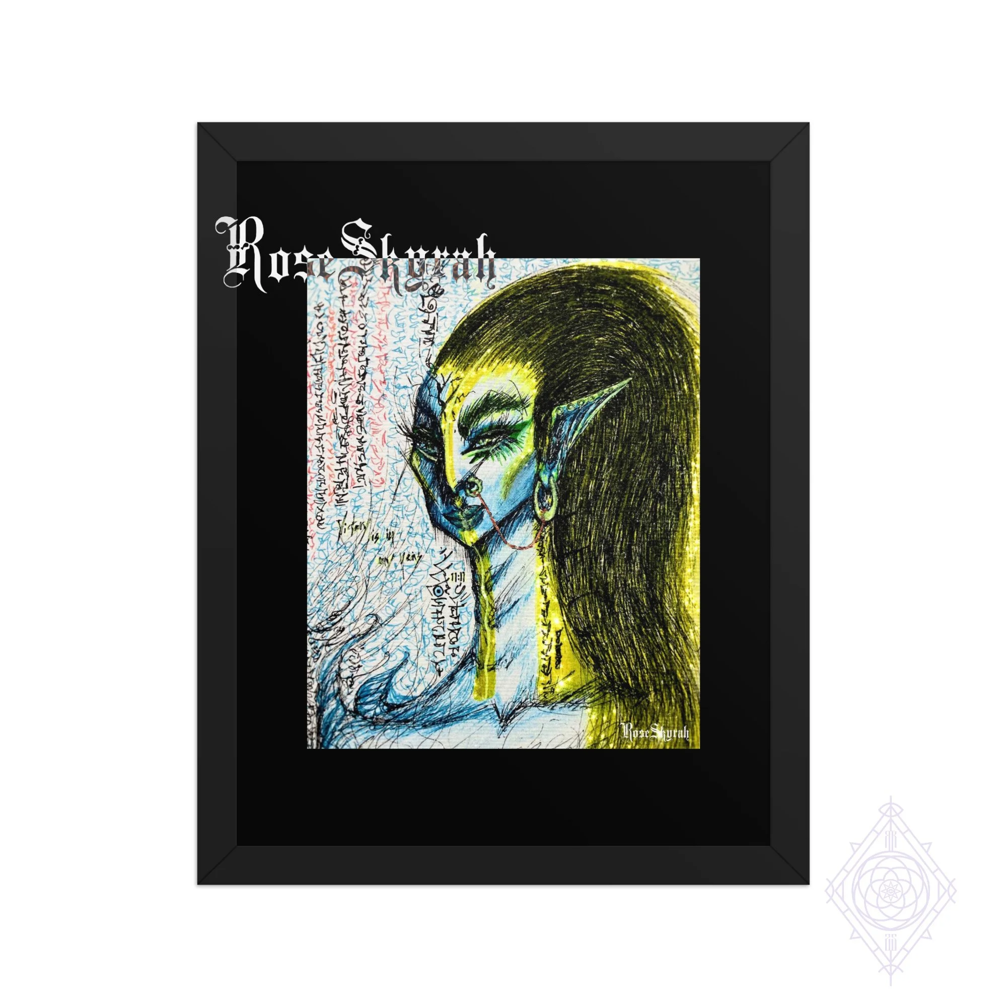 Andromedan Light Warrior By Rose Skyrah™ | Channeled Light Language Portrait