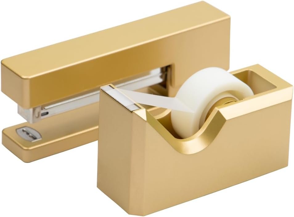 Gold Stapler &amp; Tape