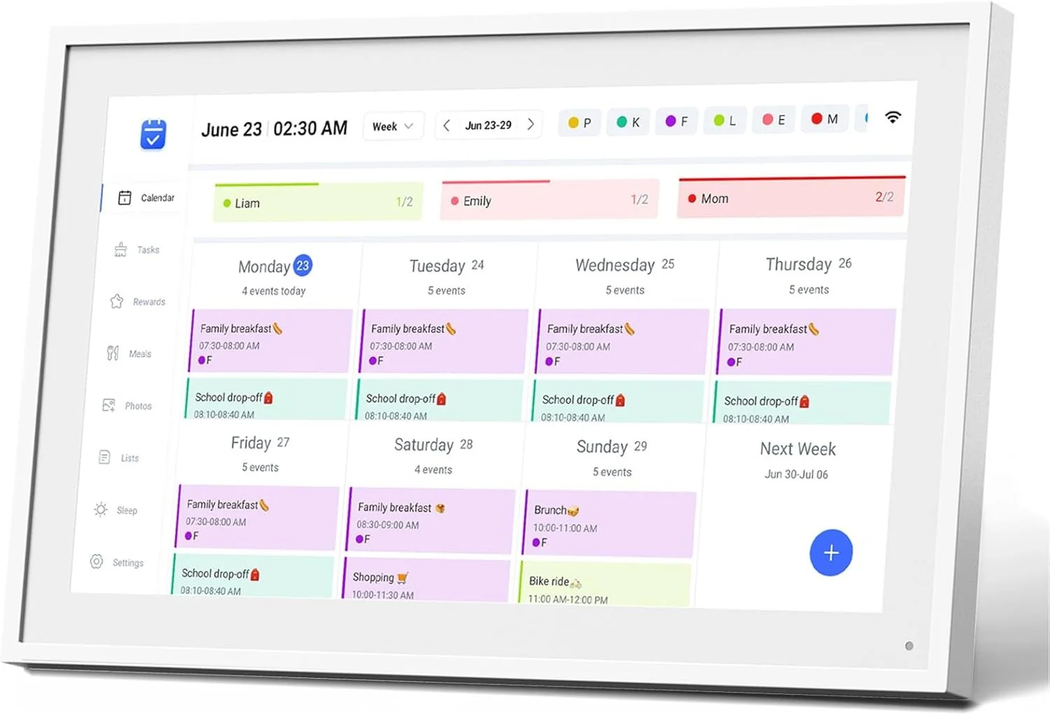 Digital Calendar Display