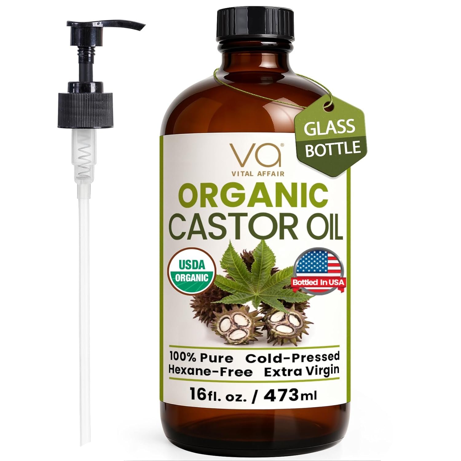 Organic Cold Pressed Castor Oil