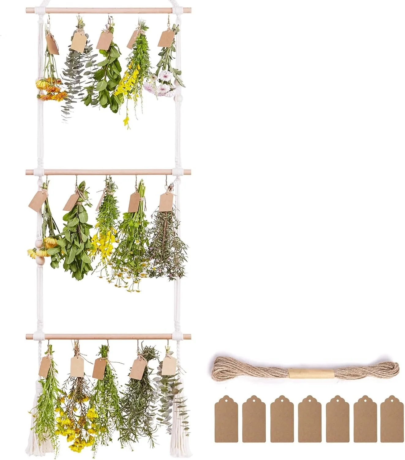 3 Tier Herb Drying Rack