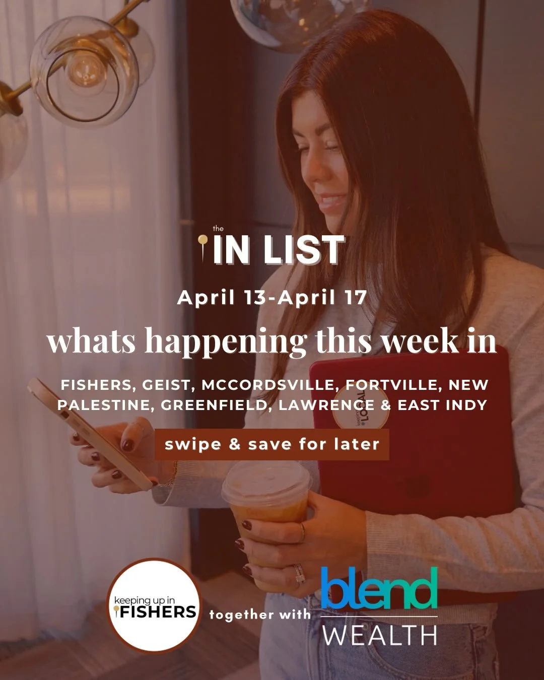 Happy Monday! Don&rsquo;t miss this week&rsquo;s roundup of the top things happening in East Indy ✨

The IN List is your one-stop scroll for the best things happening in and around Fishers, Geist, Lawrence, Fortville, McCordsville, Greenfield and New