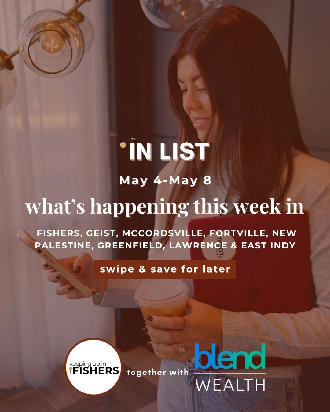 Happy Monday! Don&rsquo;t miss this week&rsquo;s roundup of the top things happening in East Indy ✨

The IN List is your one-stop scroll for the best things happening in and around Fishers, Geist, Lawrence, Fortville, McCordsville, Greenfield and New