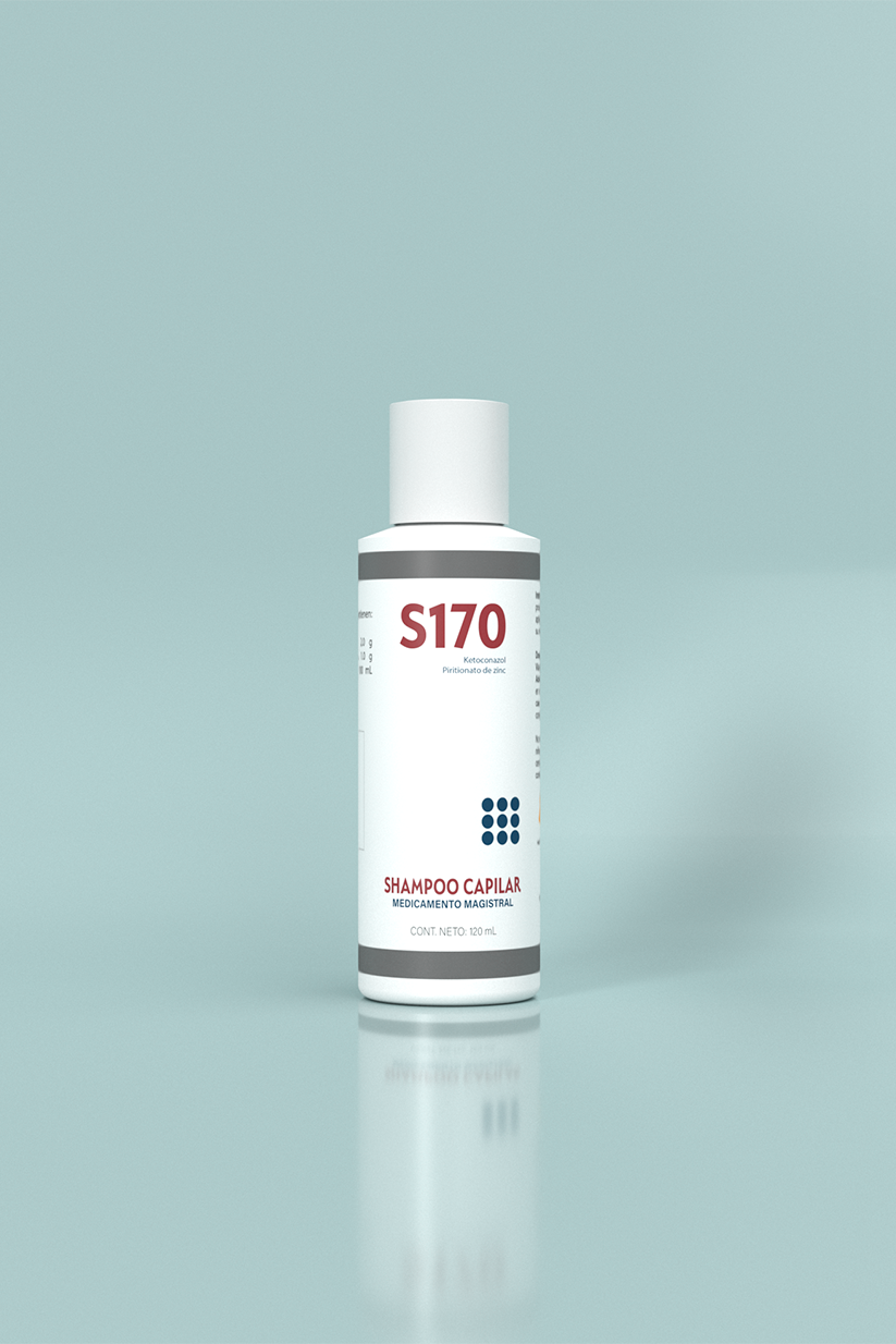 S170 – Shampoo medicado con Ketoconazol 2% + Piritionato de Zinc