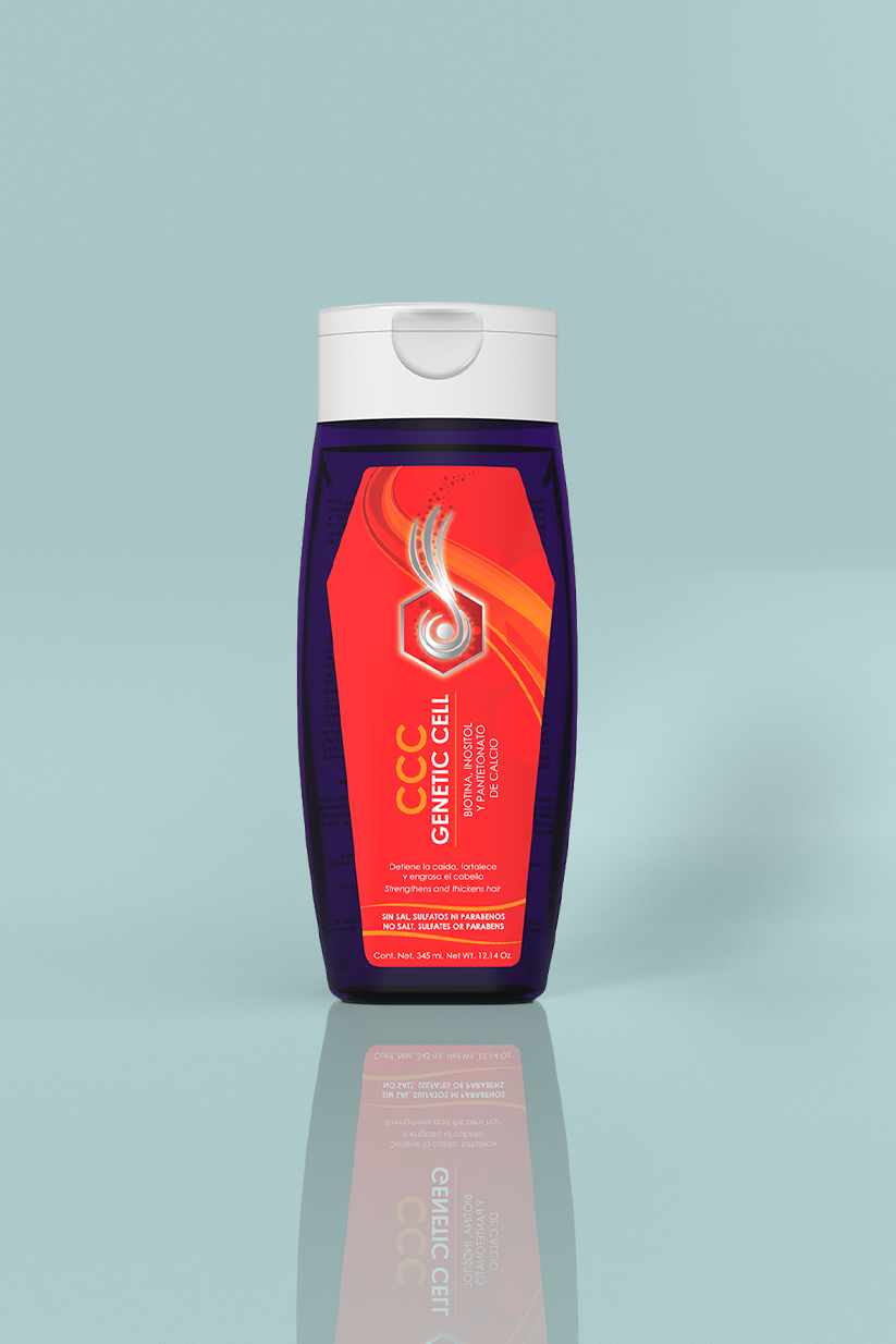 Shampoo CCC Genetic Cell + Biotina + Inositol + Pantotenato de Calcio