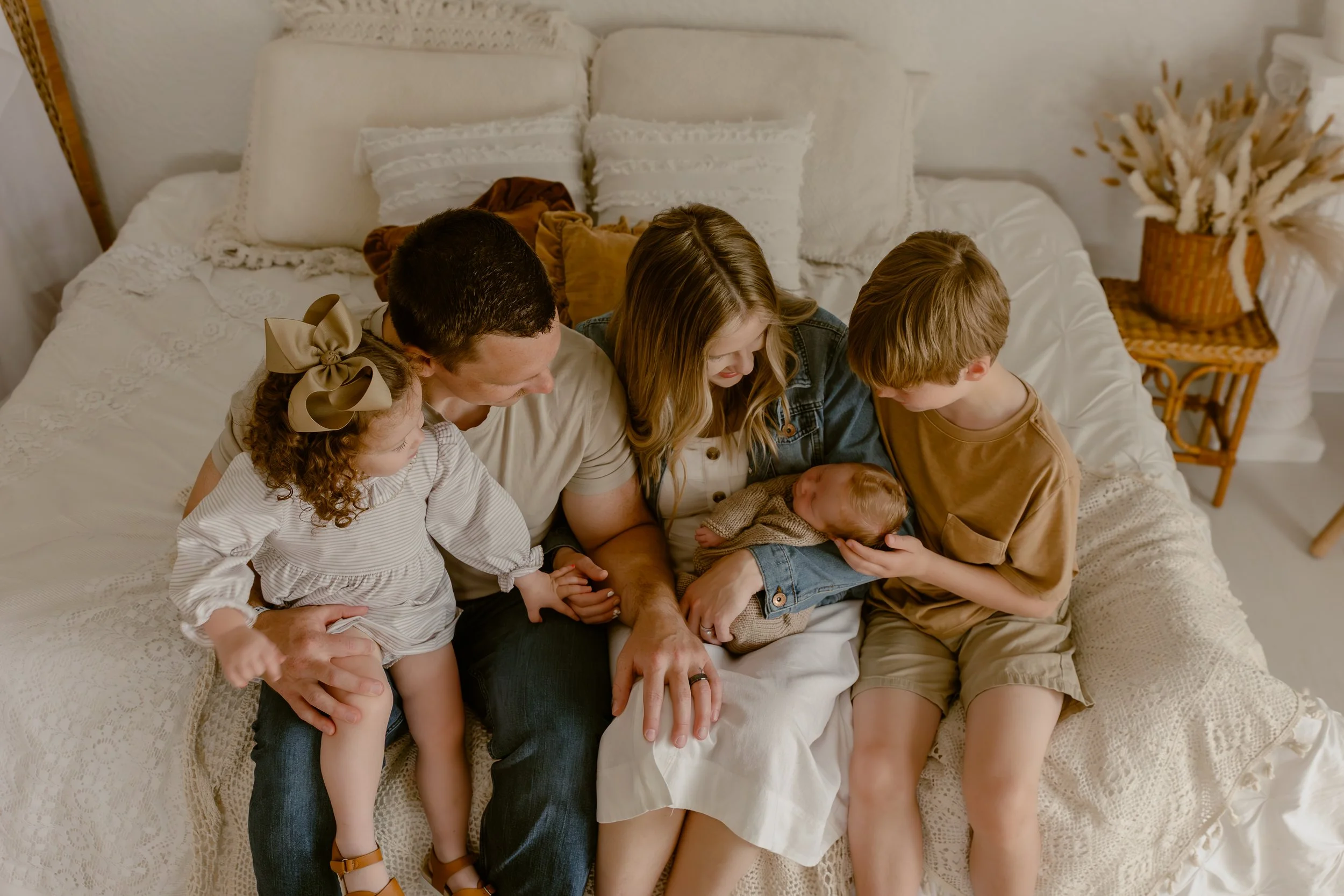 The Evans Family Newborn Session