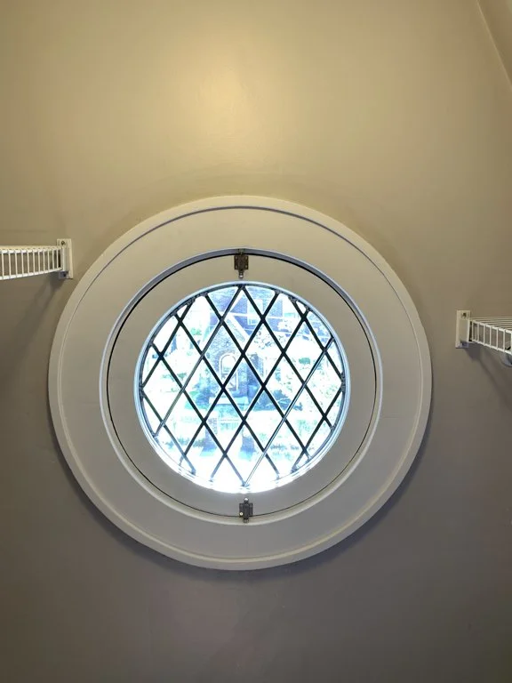 The interior bezel was repaired and restored.  It too plays a structural and cosmetic role. all fasteners were countersunk, and concealed.  