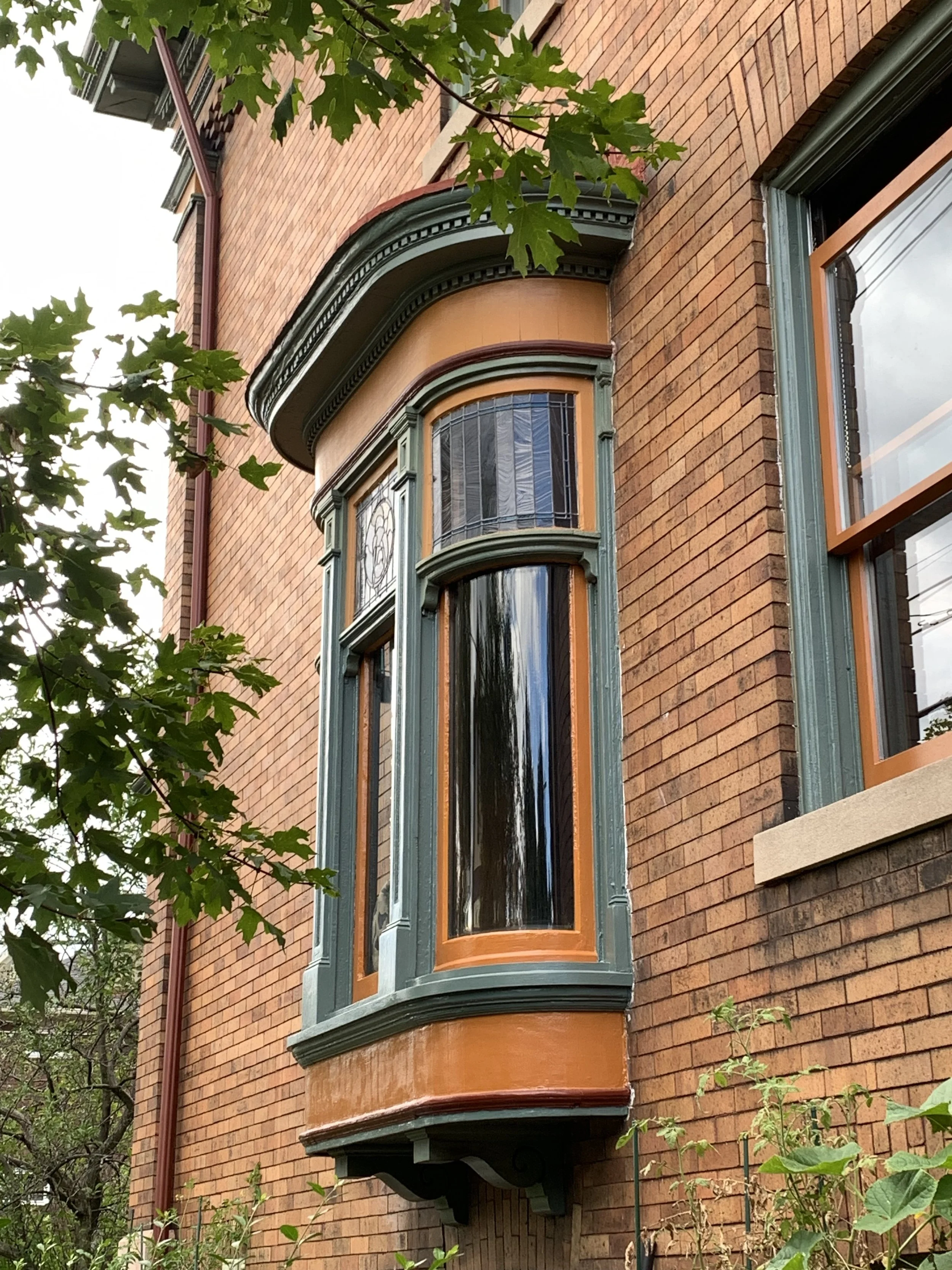 Bay window sill and surface restoration