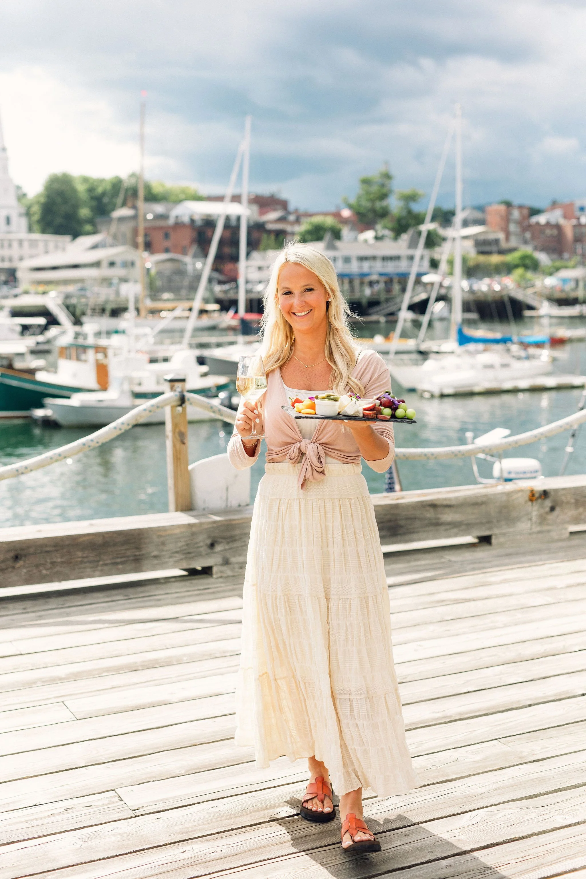 Wine. Charcuterie. Camden Harbor. Allison Warren built a business around all three.
