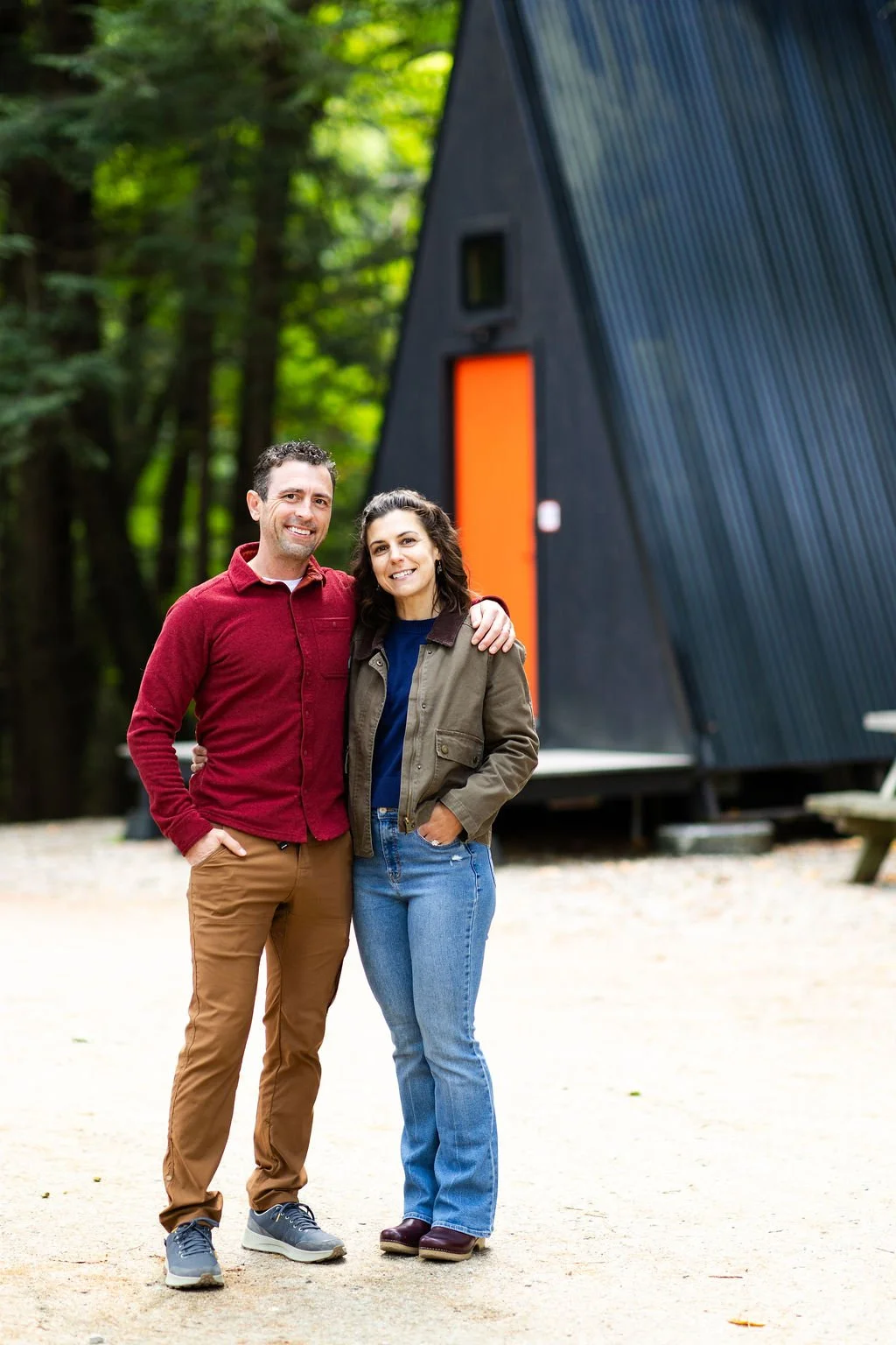 He Left Tech. She Left Medicine. Now Doug Heestand and Leah Hebert Run a 29-Cabin Campground and Nordic Spa in the Maine Woods.