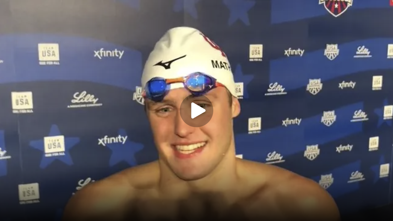 'Pure joy.' IU swimmer Josh Matheny is heading to Paris Olympics
