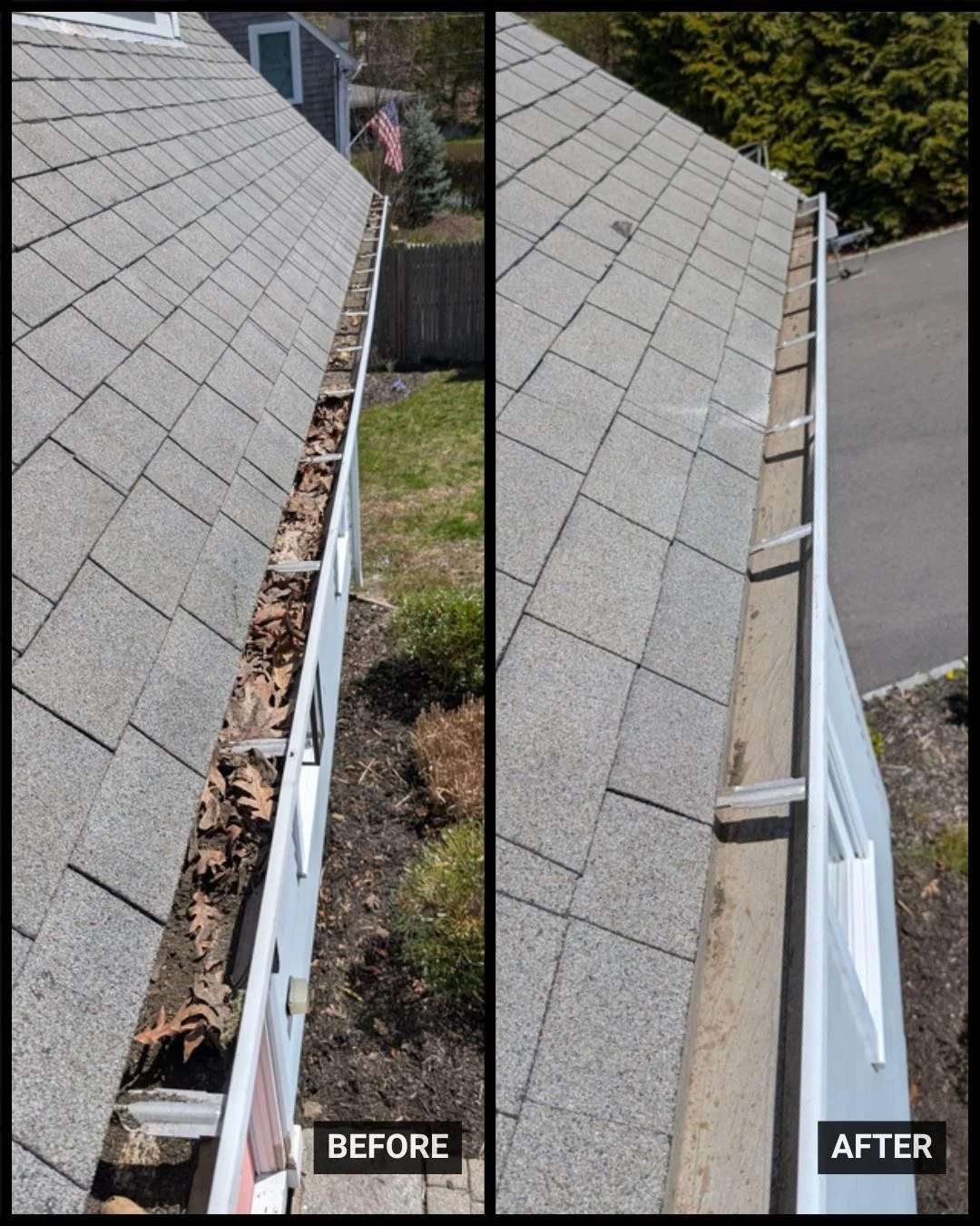 Clogged gutters don't just look bad &mdash; they can lead to costly damage.

When debris builds up, water overflows and can impact your roof, siding, foundation, and even your landscaping.

Don't wait for the next heavy rain. Make sure your home is r