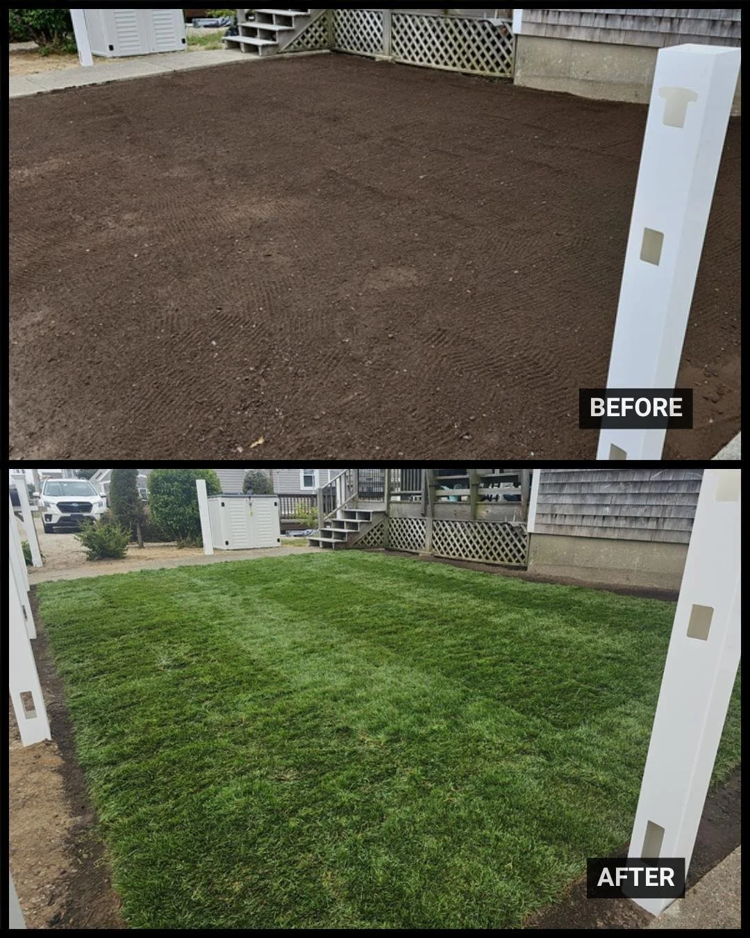 Instant transformation 🌱

From bare soil to a lush, green lawn in just one day. When you don't want to wait on seed, sod is the answer. Our team handles proper grading, soil prep, and expert installation to ensure your new lawn establishes quickly a