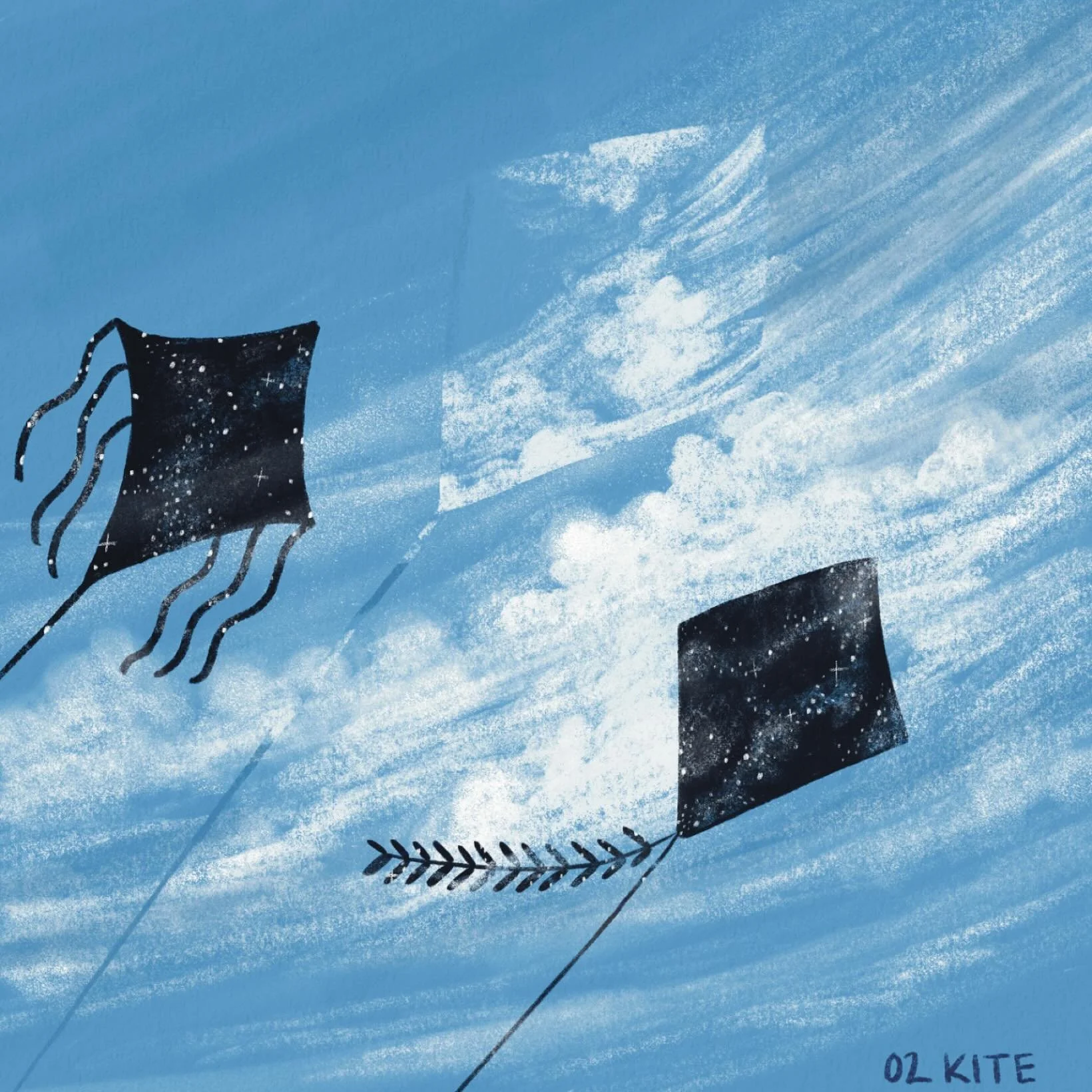 #peachtober day 02: KITE
#peachtober25 #peachtober25kite