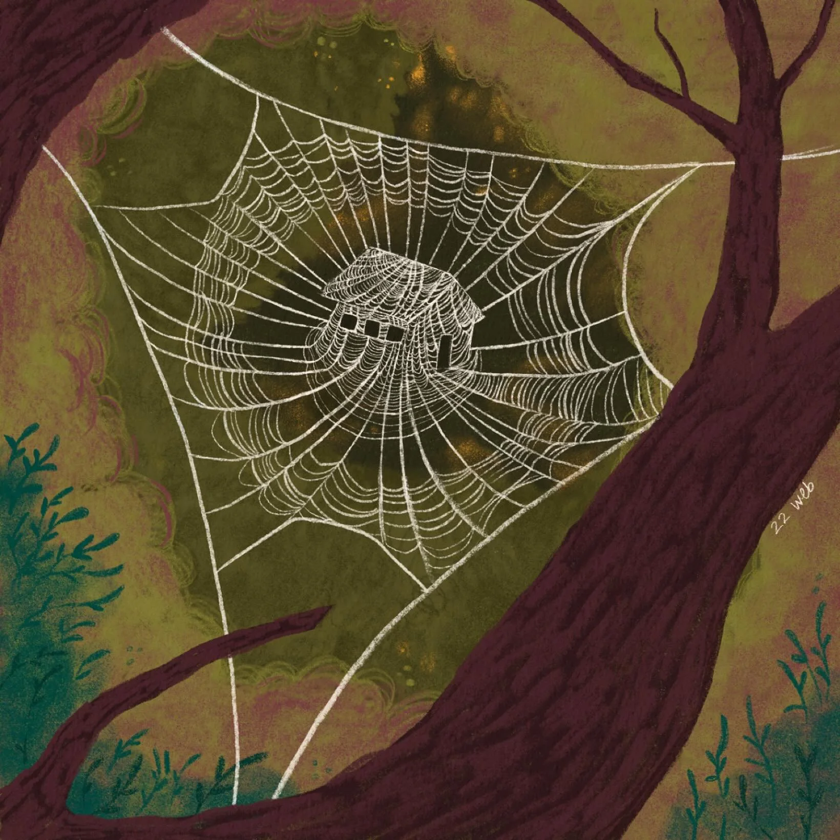 #peachtober day 22/31: WEB
#peachtober25 #peachtober25web