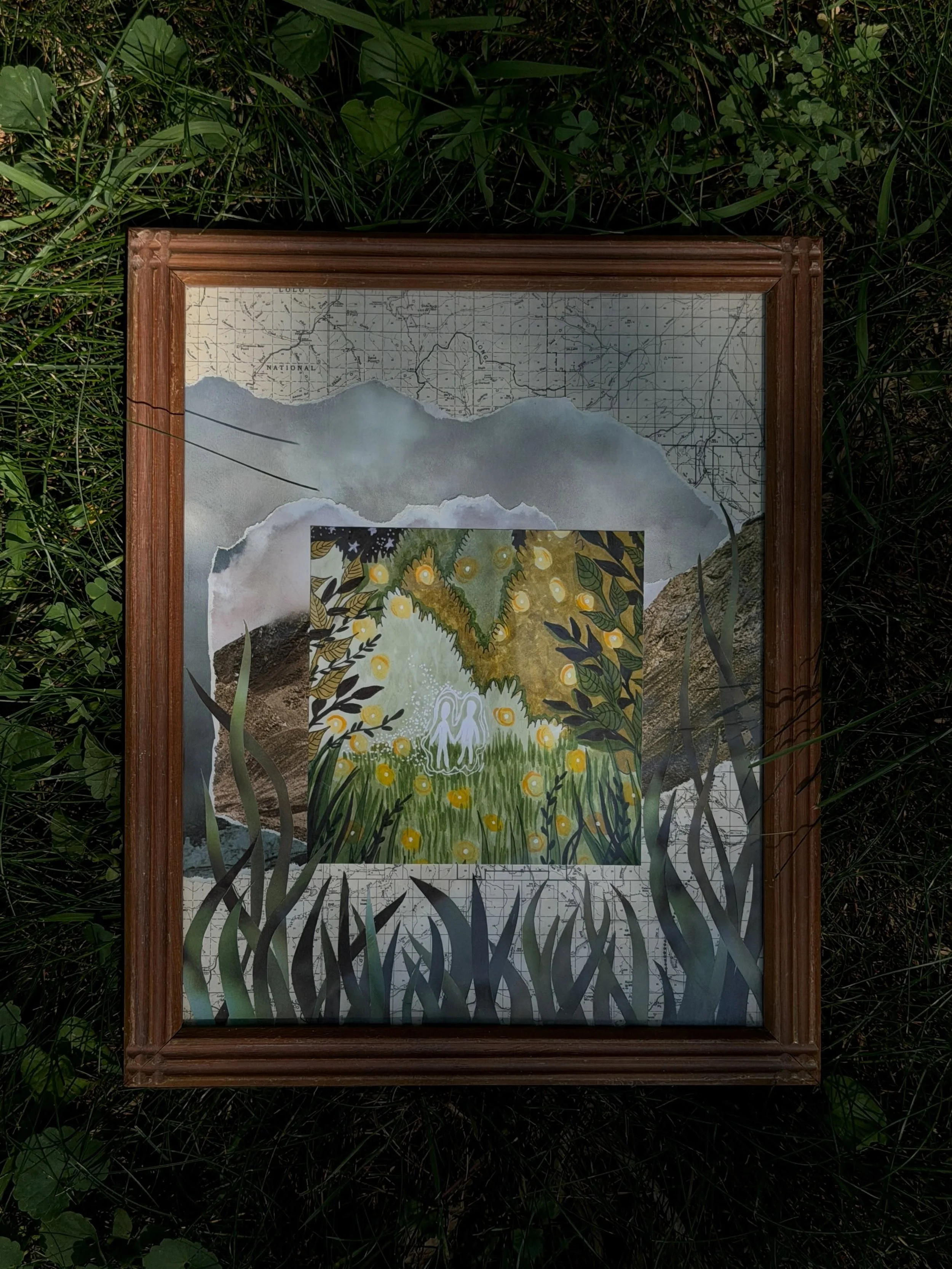 Doesn&rsquo;t making something new from the old just do something for ya? who&rsquo;s touched these maps, these frames, and these old book pages before me? If these find a home on someone&rsquo;s bookshelf or mantel, the collection of stories from al