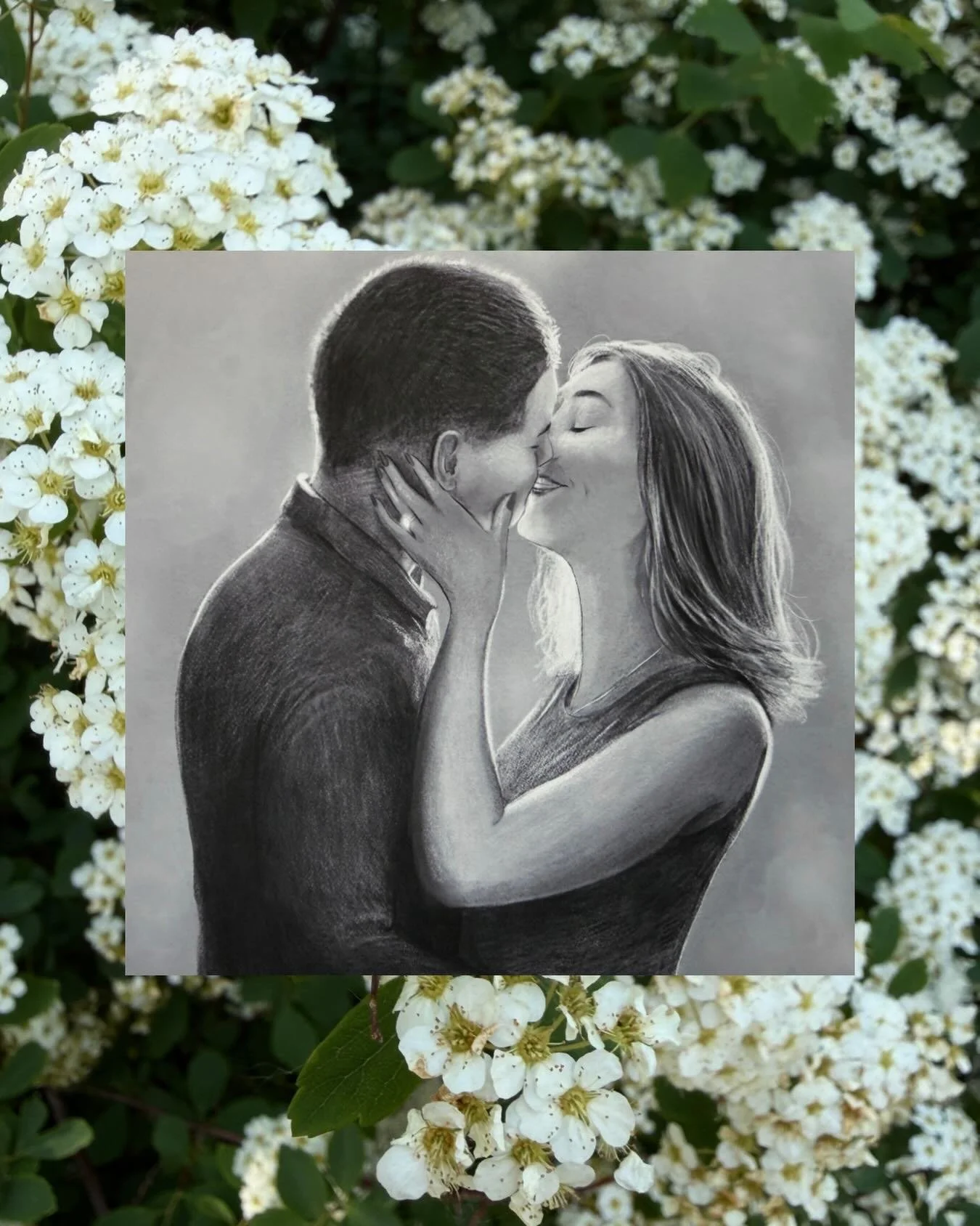 A sweet, sweet wedding gift commission. Truly loved doing this one, congratulations to the newly weds 🕊️ 
.
.
.
Hand drawn in #procreate ✏️