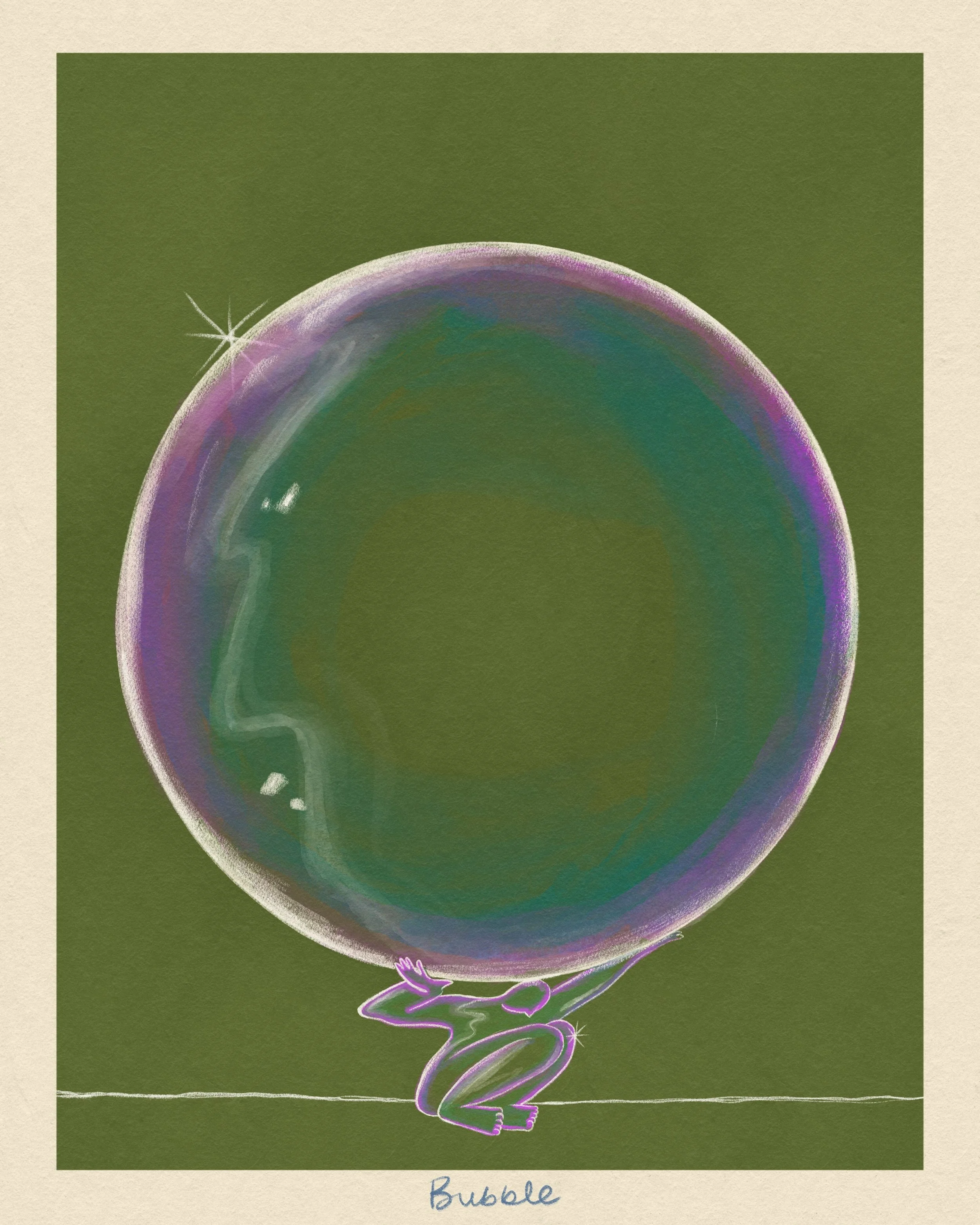Day 7: bubble 
#peachtober26bubble #peachtober26 #peachtober