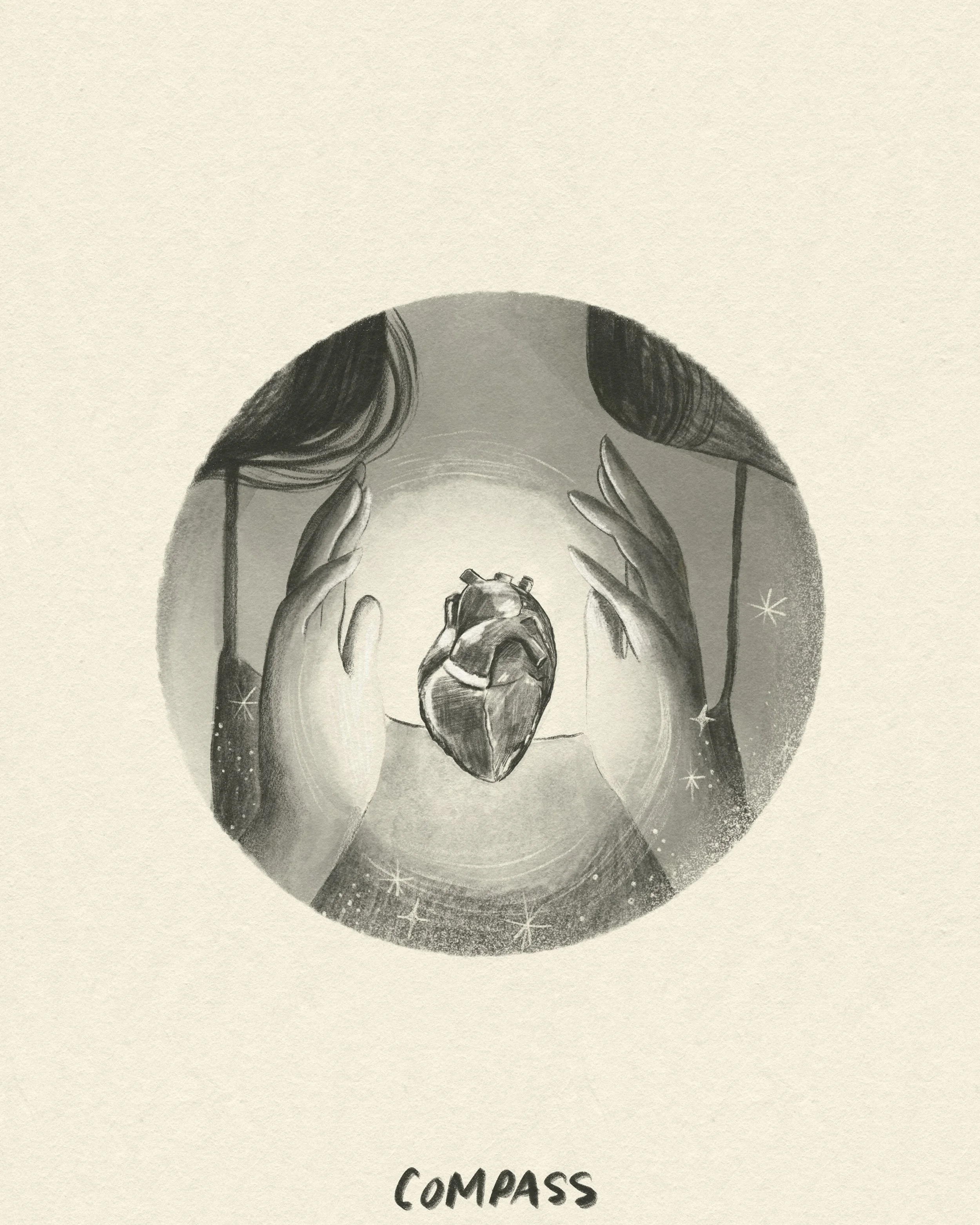 Day 10: compass #peachtober26compass