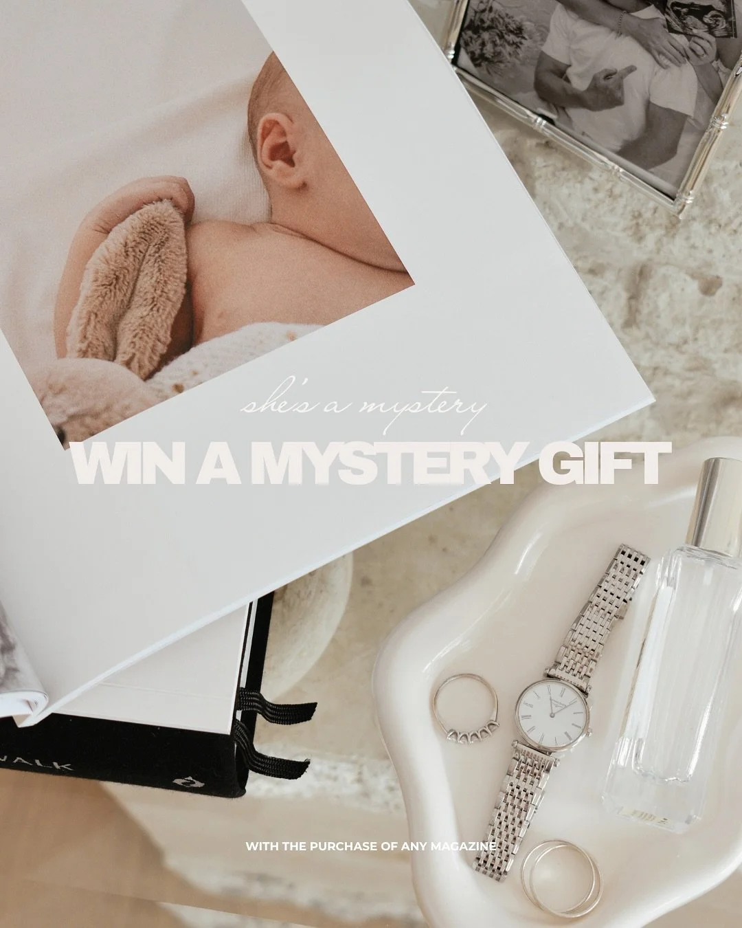 We&rsquo;re doing something fun!! 🤸🏼&zwj;♀️ Win a mystery gift with the purchase of any magazine. 🤍 

Shop now while stocks last.